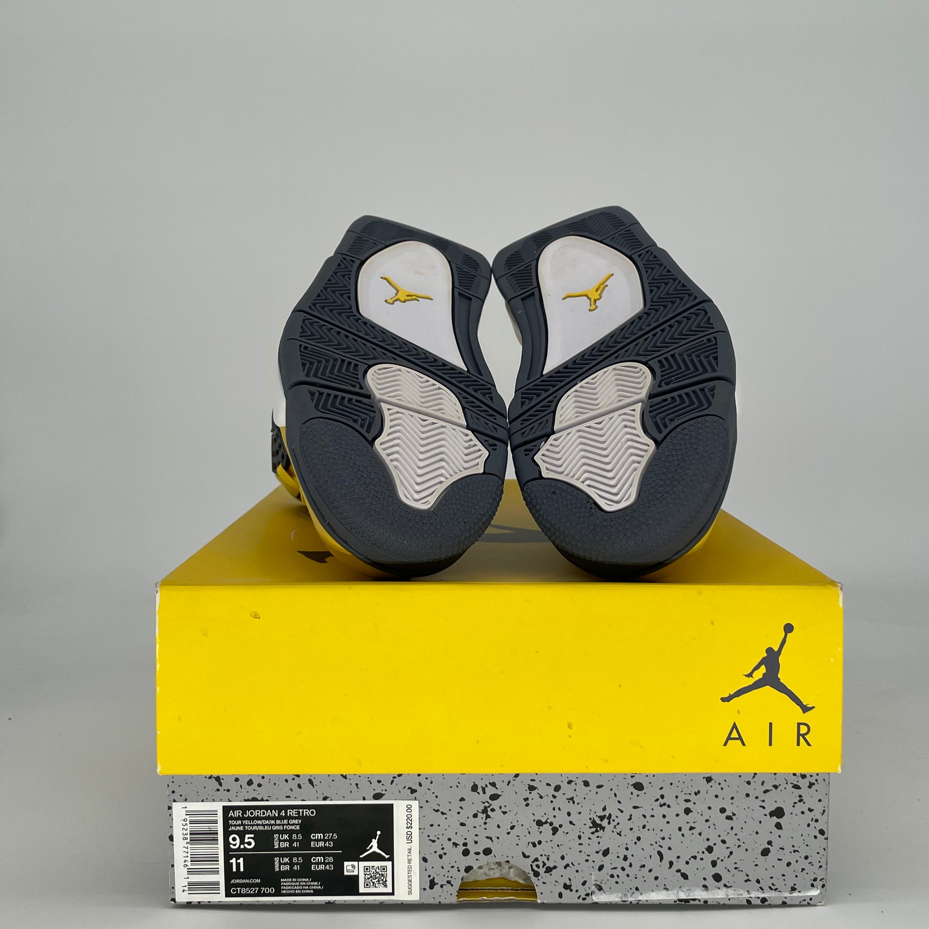 AIR JORDAN 4 LIGHTNING CT8527-700 SIZE 9.5/11W