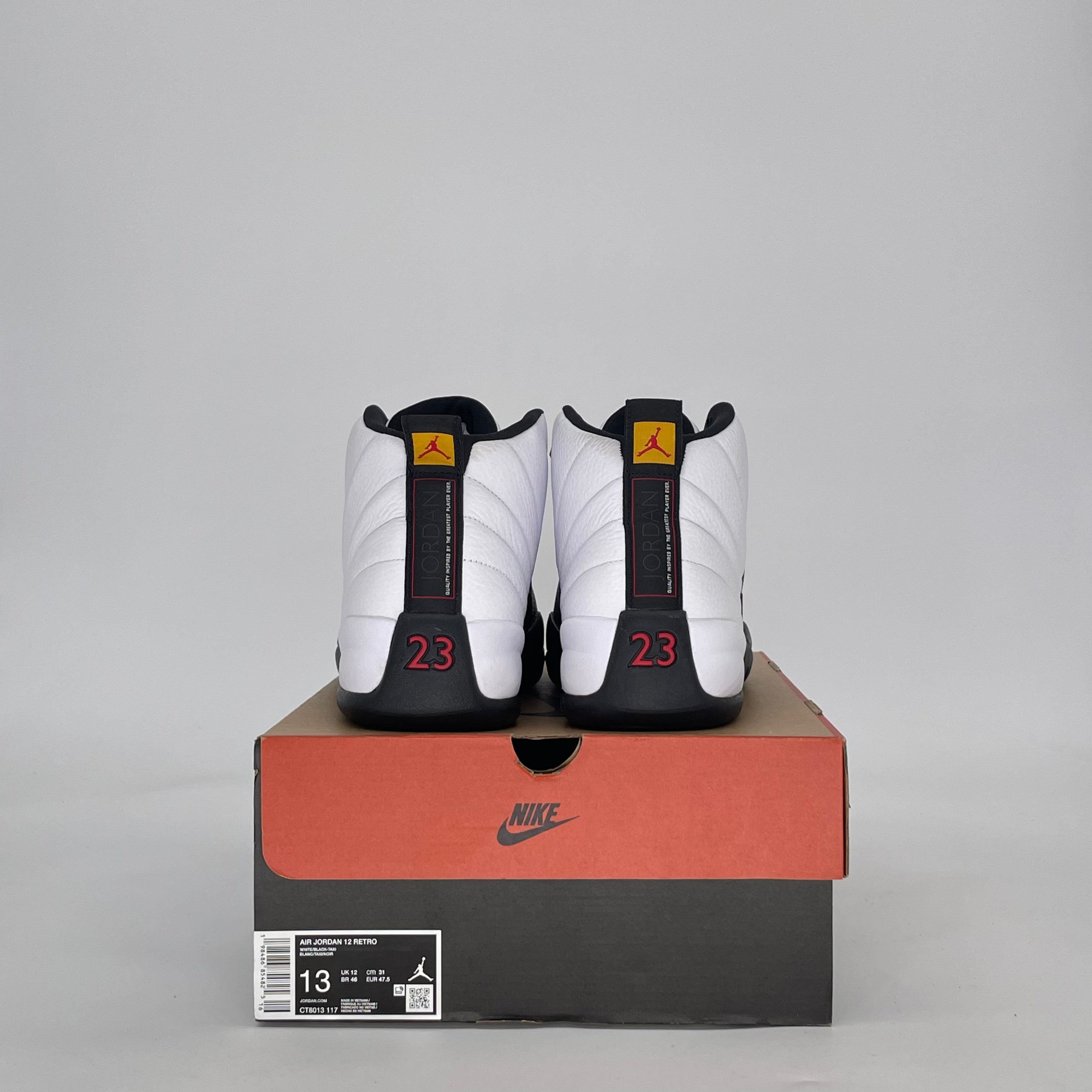 AIR JORDAN 12 TAXI CT8013-117 SIZE 13/14.5W