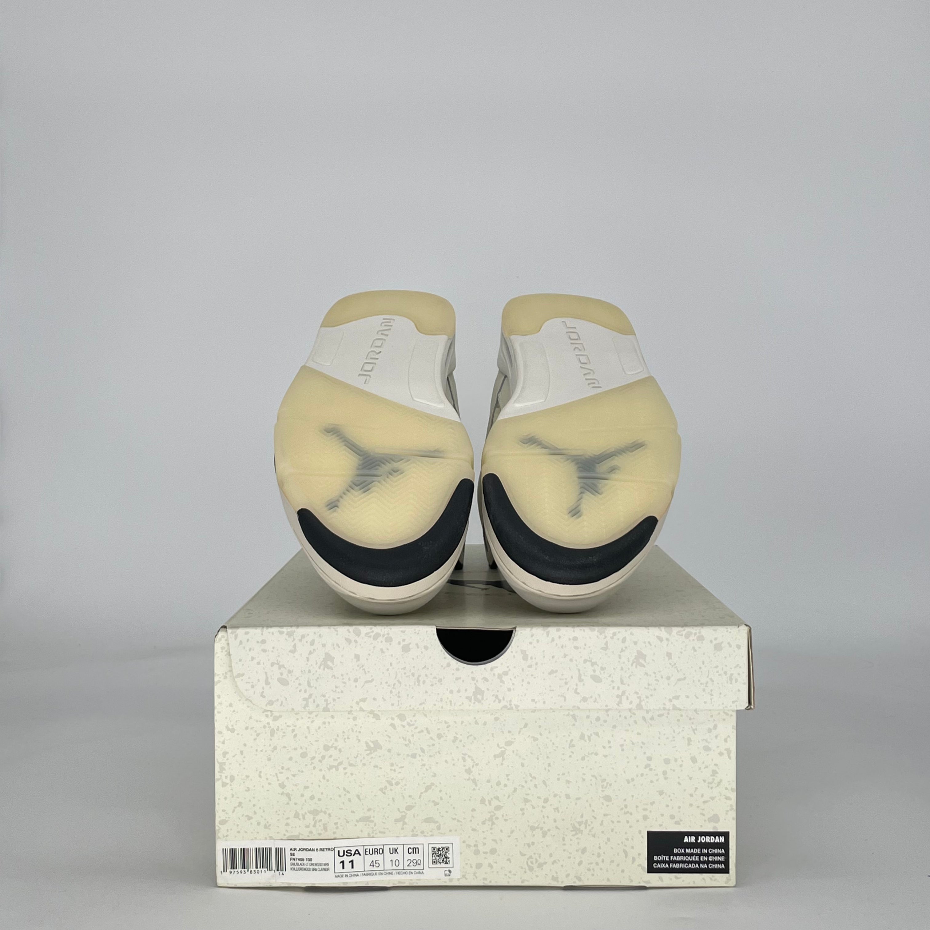 AIR JORDAN 5 SAIL FN7405-100 SIZE 11/12.5W