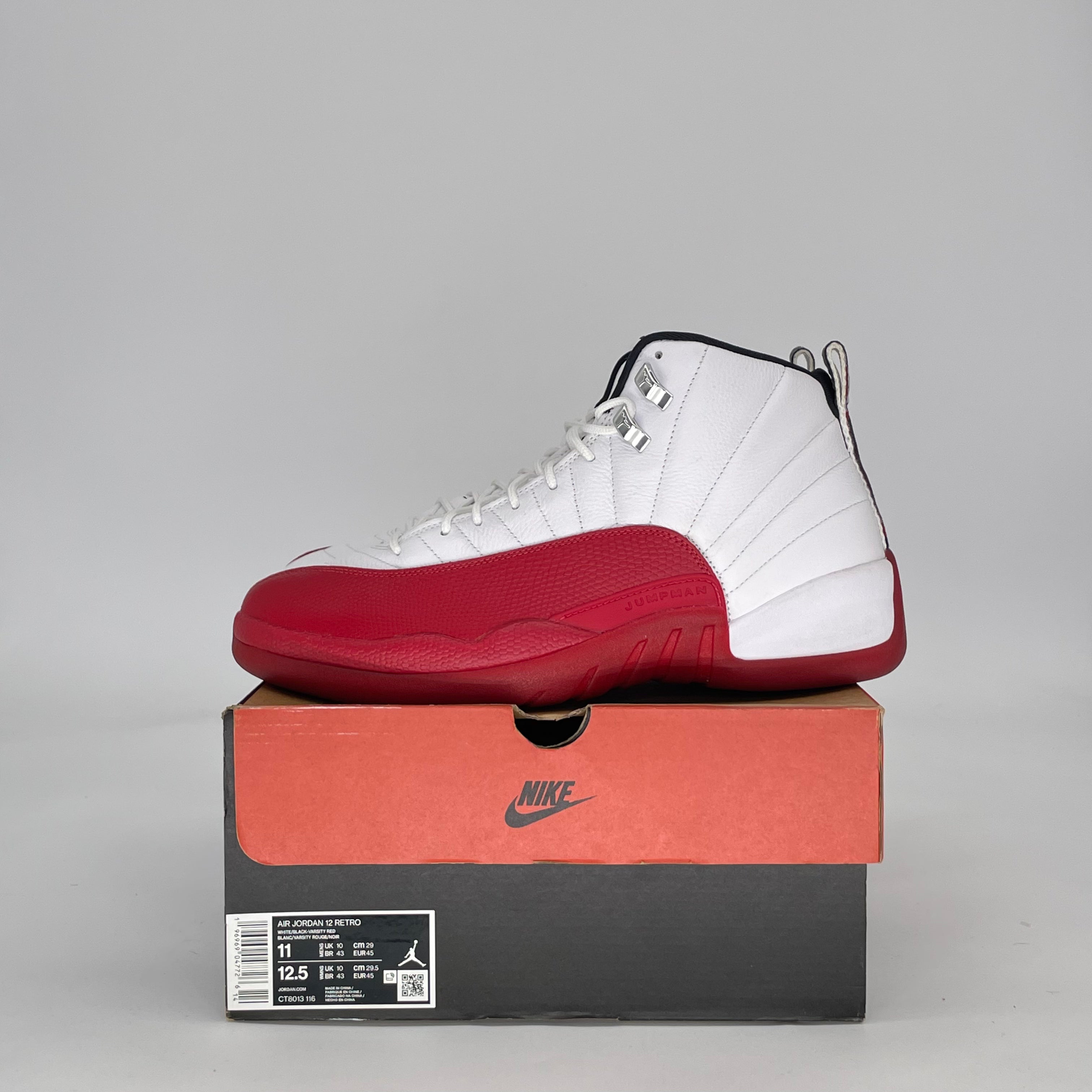 AIR JORDAN 12 CHERRY (2023) CT8013-116 SIZE 11/12.5W