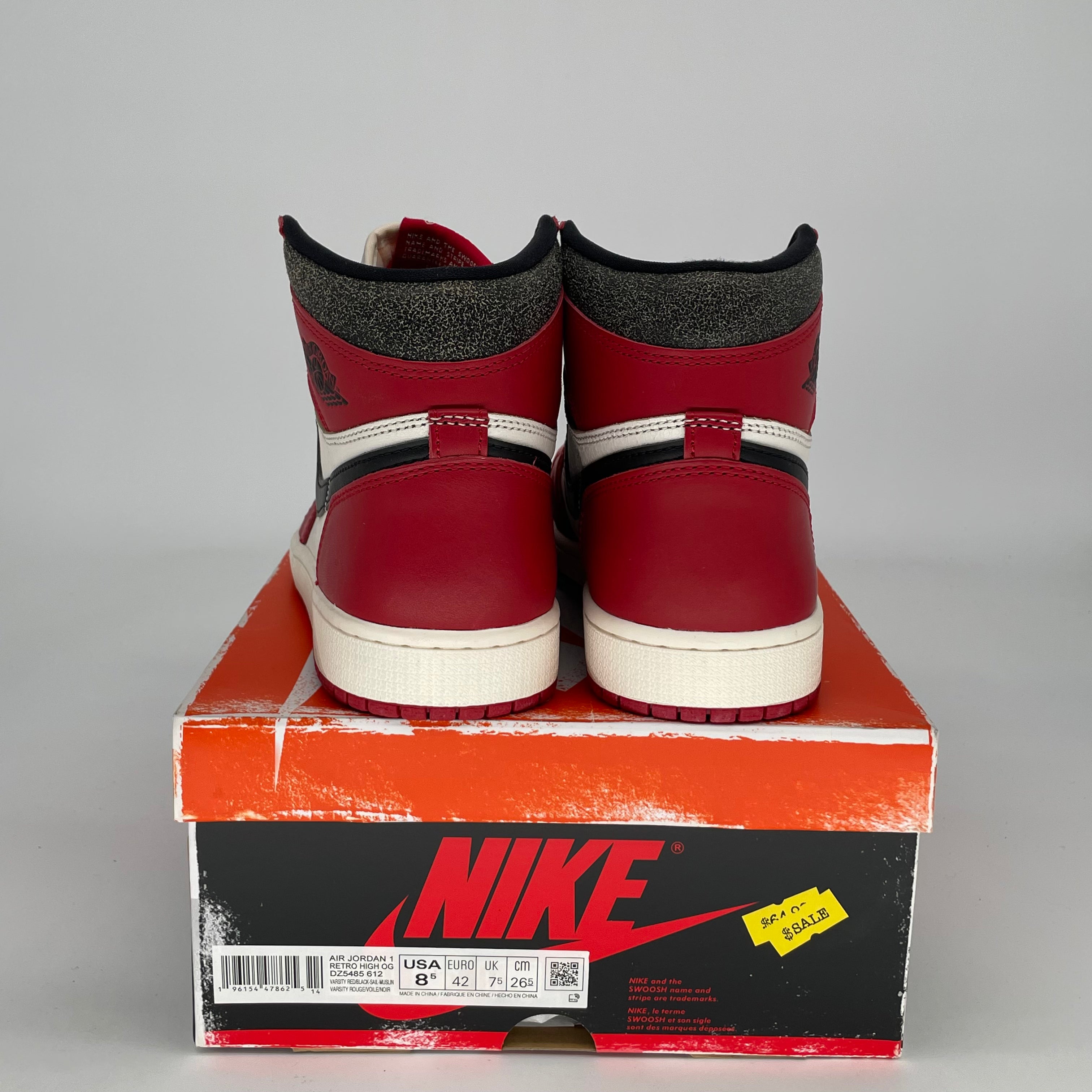 AIR JORDAN 1 LOST AND FOUND DZ5485-612 SIZE 8.5/10W