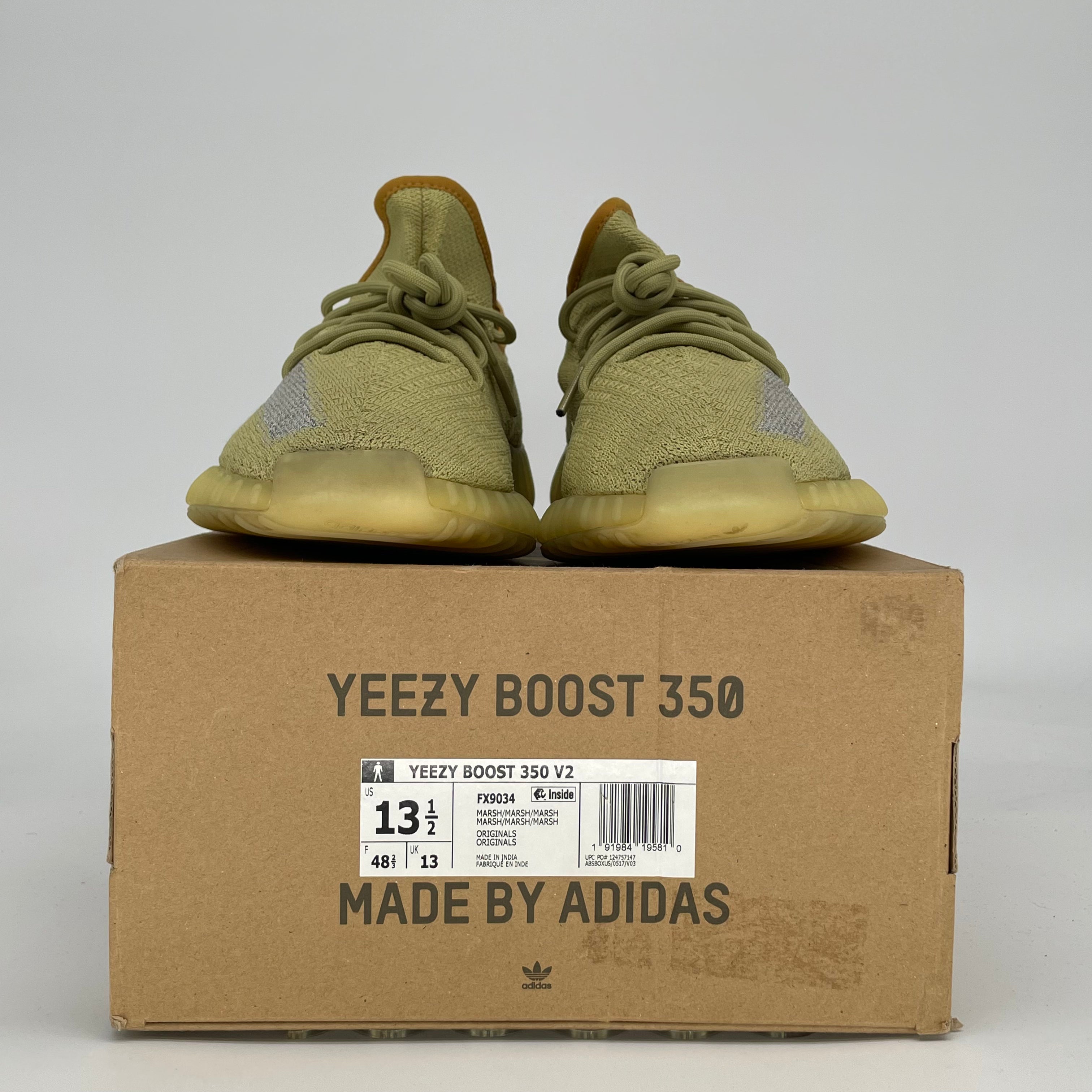 ADIDAS YEEZY BOOST 350 V2 MARSH FX9034 SIZE 13.5/15W