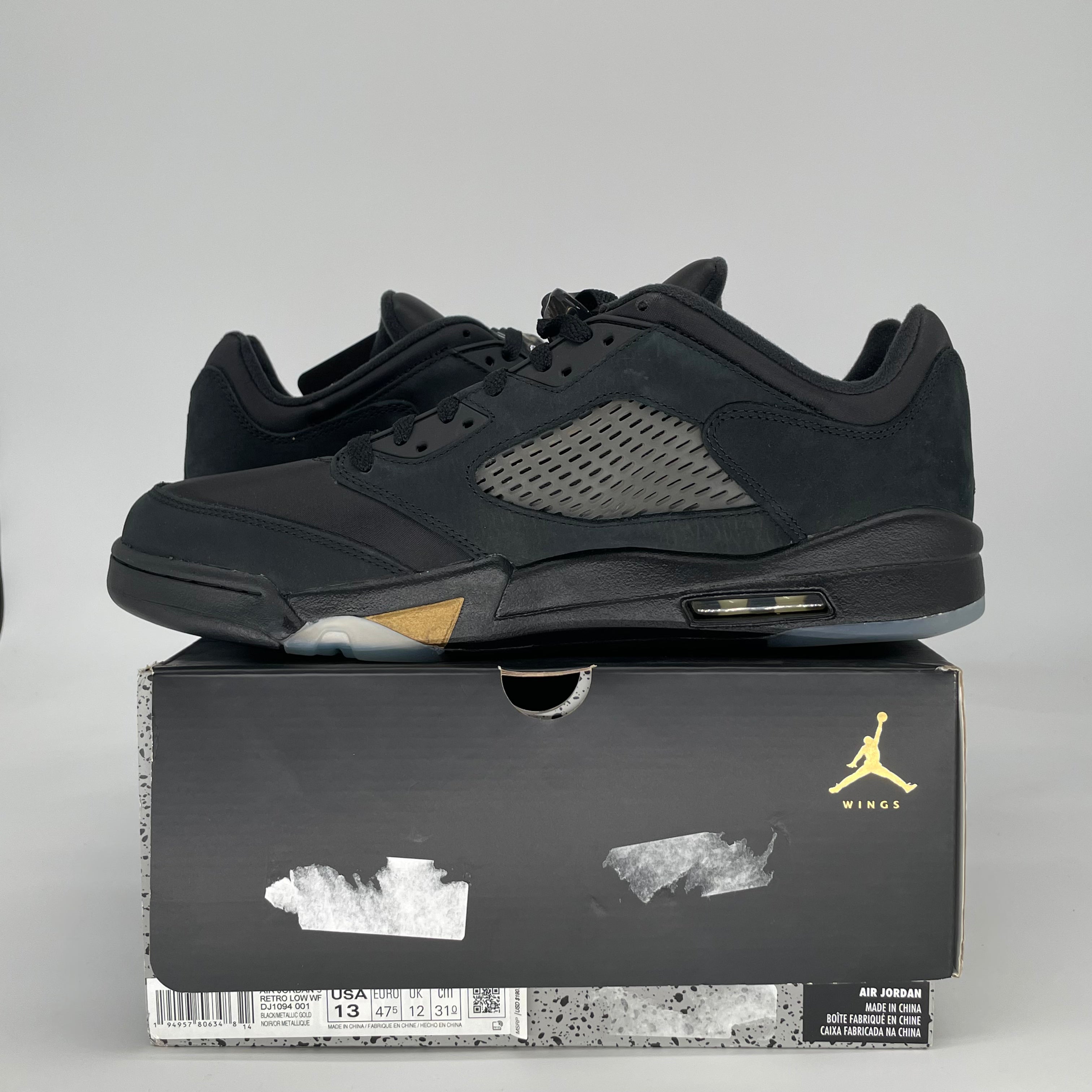 AIR JORDAN 5 LOW WINGS DJ1094-001 SIZE 13/14.5W