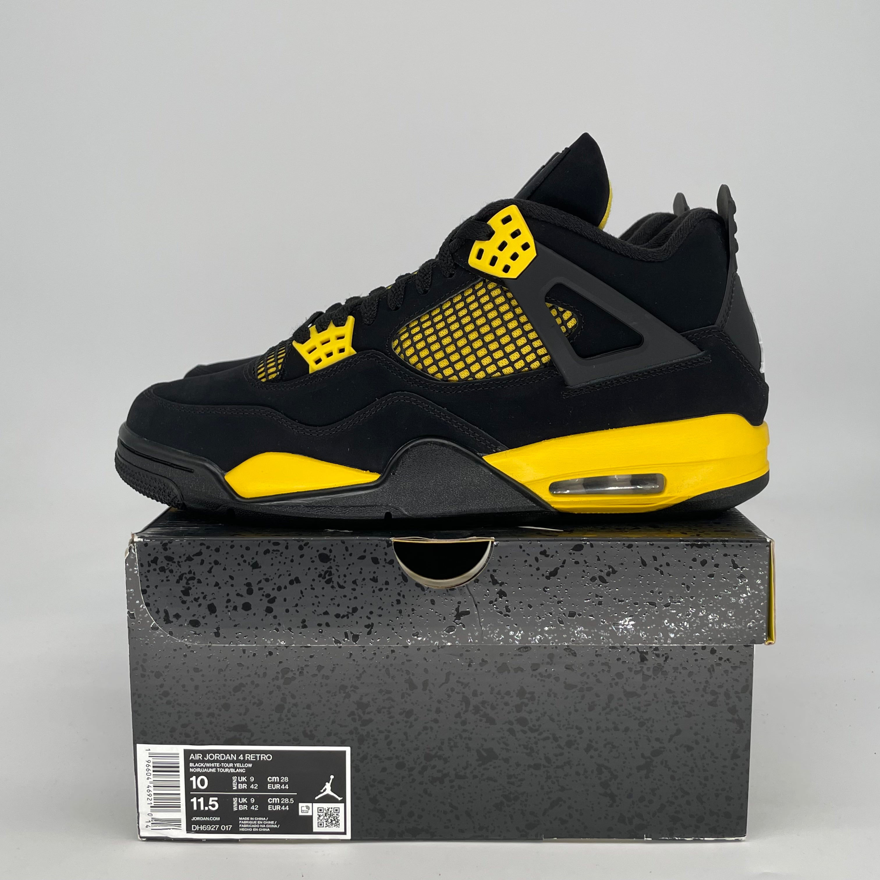 AIR JORDAN 4 THUNDER DH6927-017 SIZE 10/11.5W