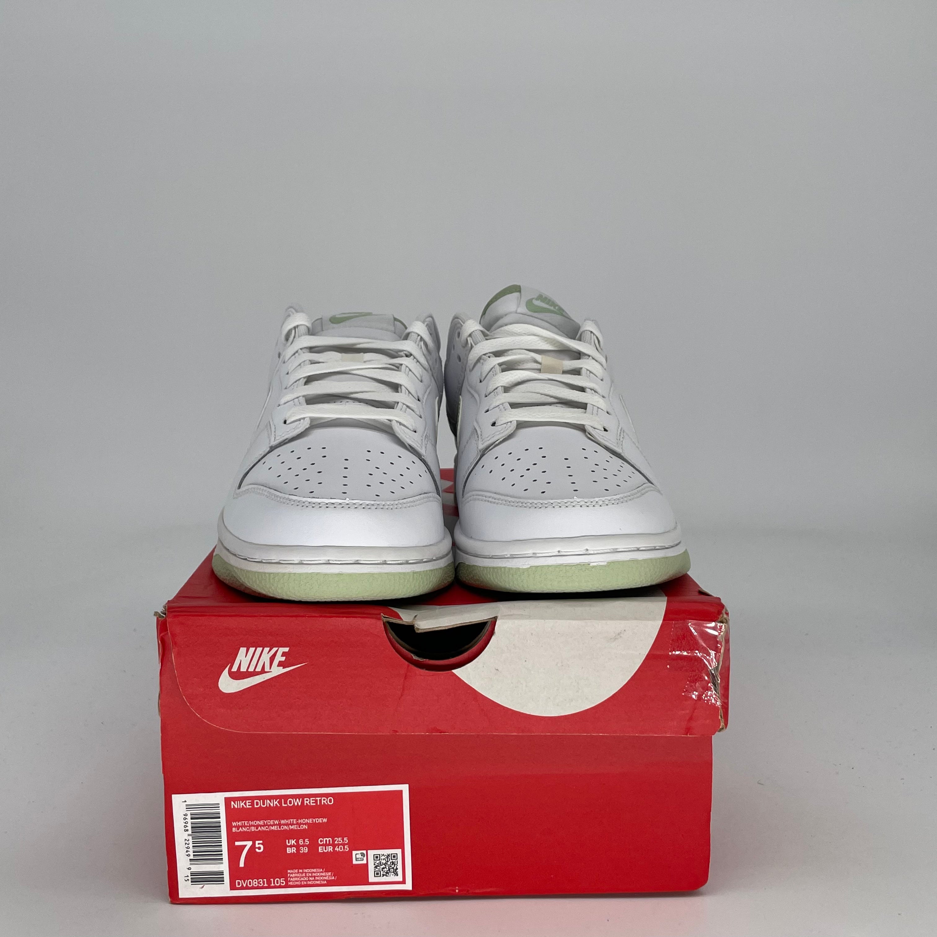 NIKE DUNK LOW HONEYDEW DV0831-105 SIZE 7.5/9W