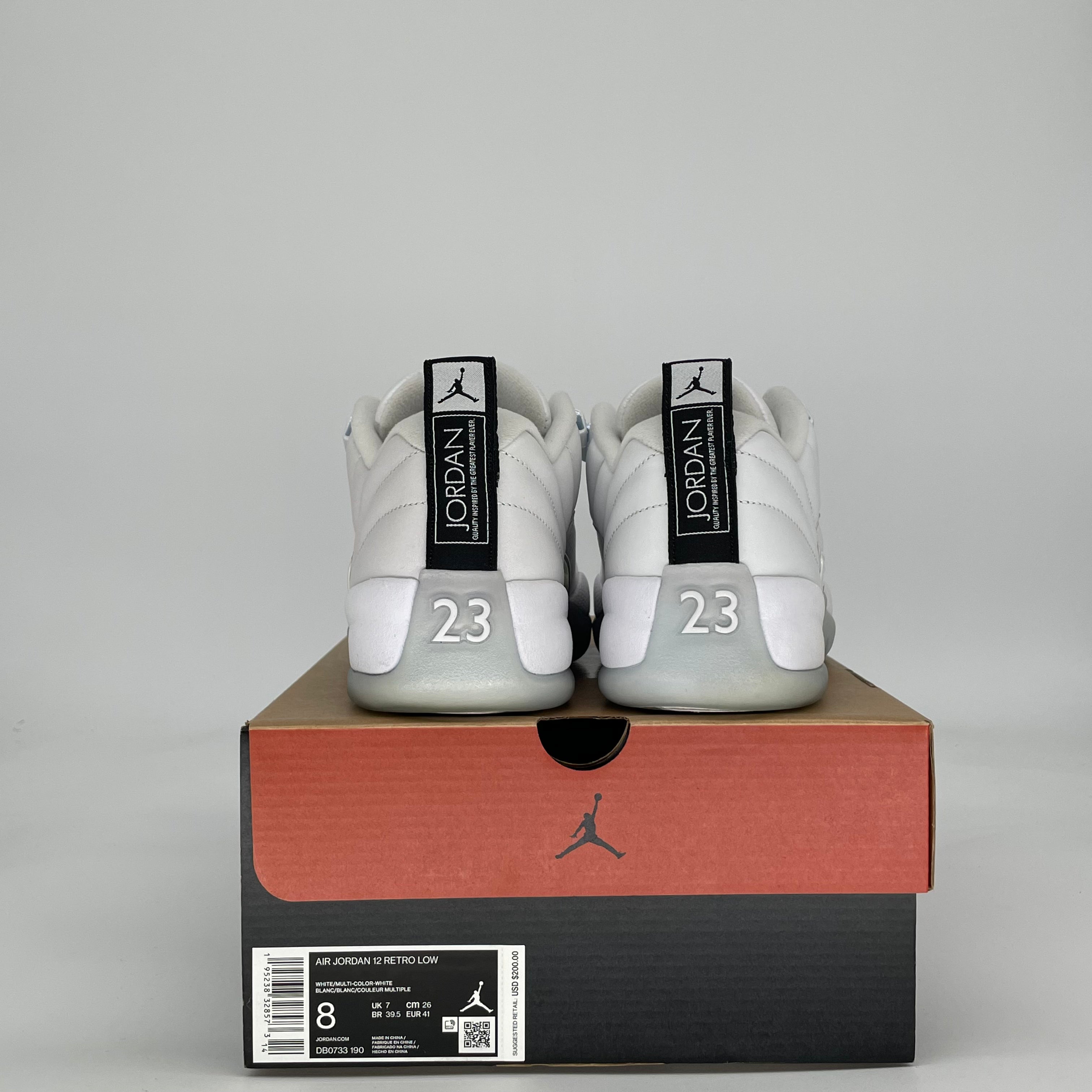 AIR JORDAN 12 LOW EASTER DB0733-190 SIZE 8/9.5W