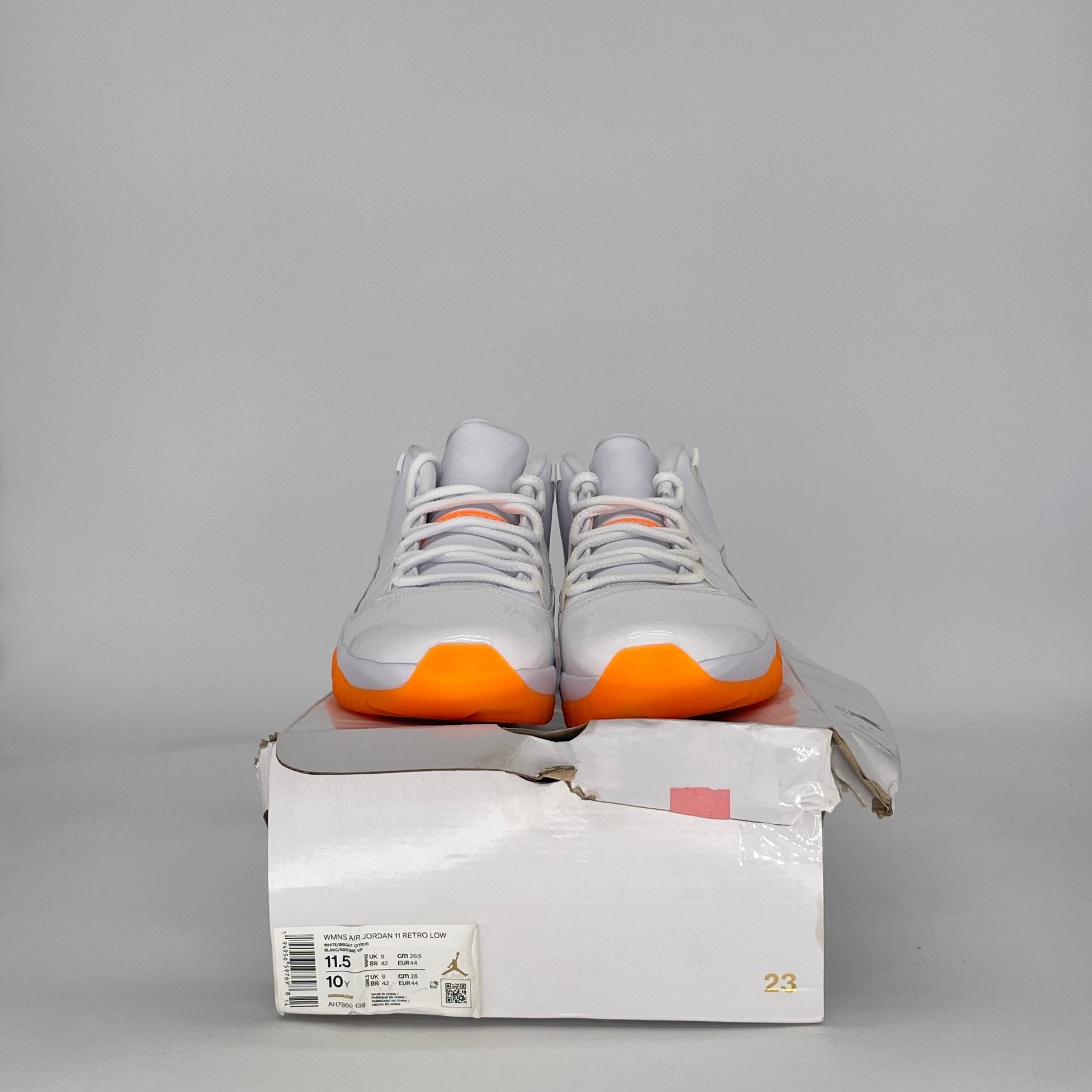 AIR JORDAN 11 LOW CITRUS (2021) AH7860-139 SIZE 10/11.5W