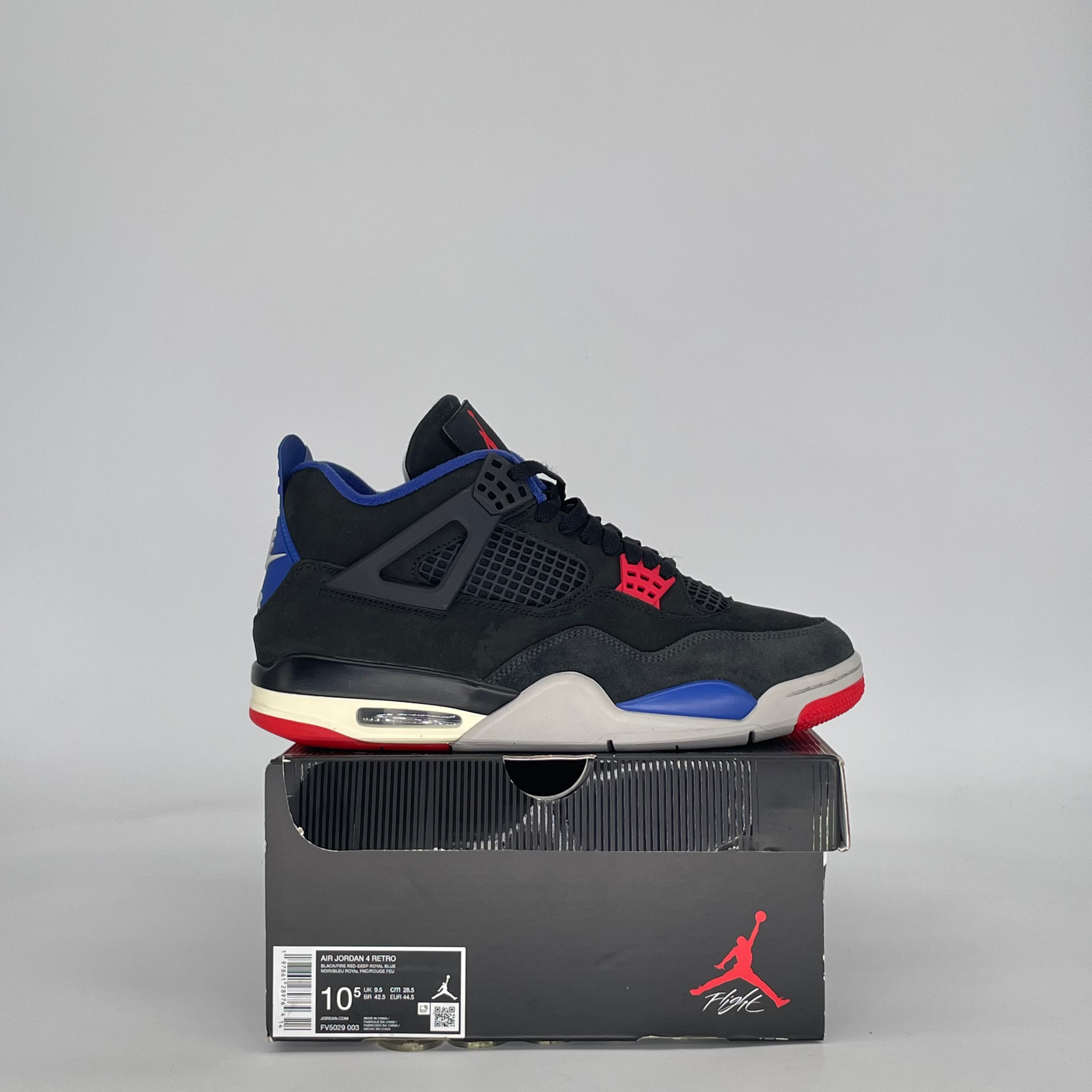 AIR JORDAN 4 RARE AIR (WHITE LETTERING) FV5029-003 SIZE 10.5/12W