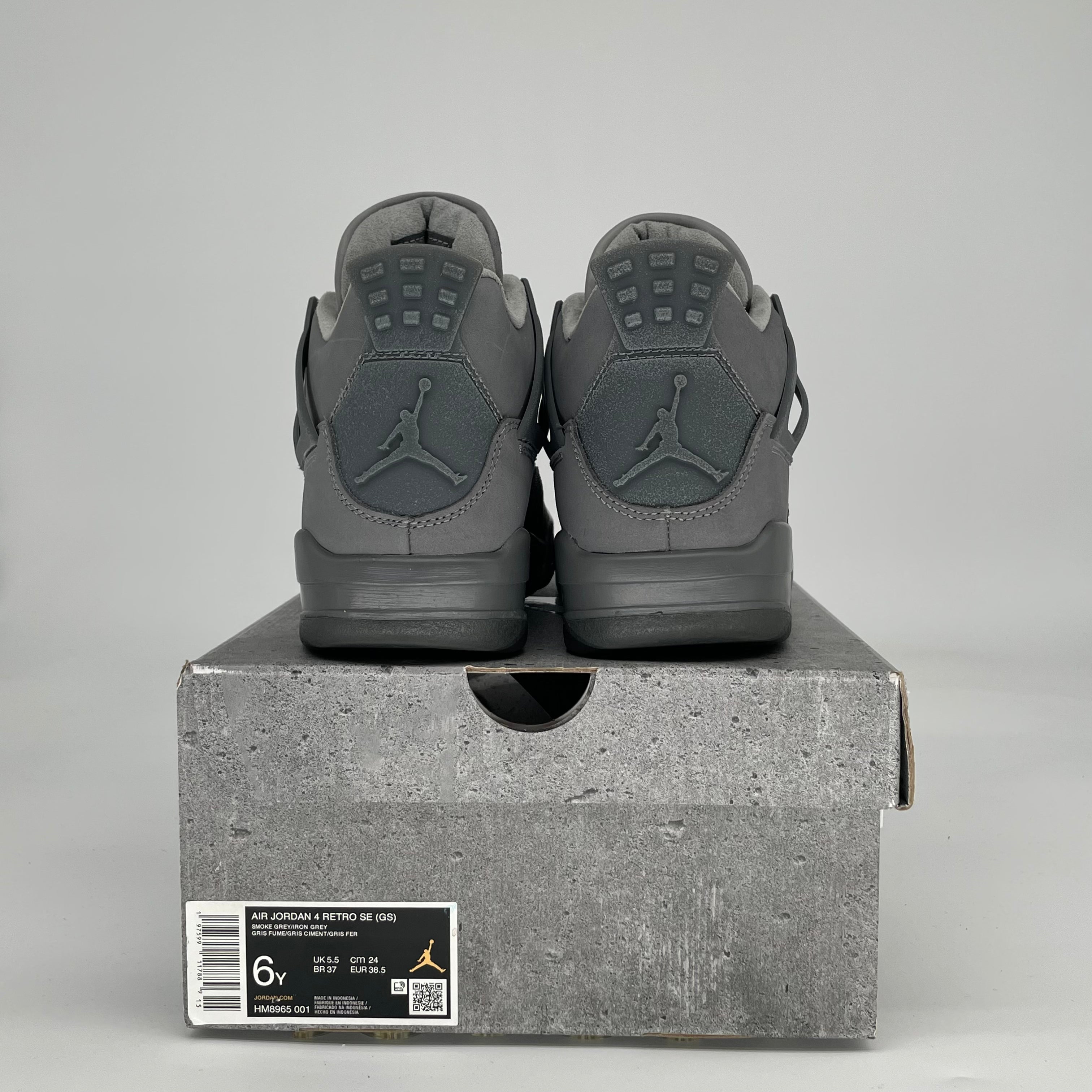 AIR JORDAN 4 PARIS OLYMPICS WET CEMENT HM8965-001 SIZE 6/7.5W
