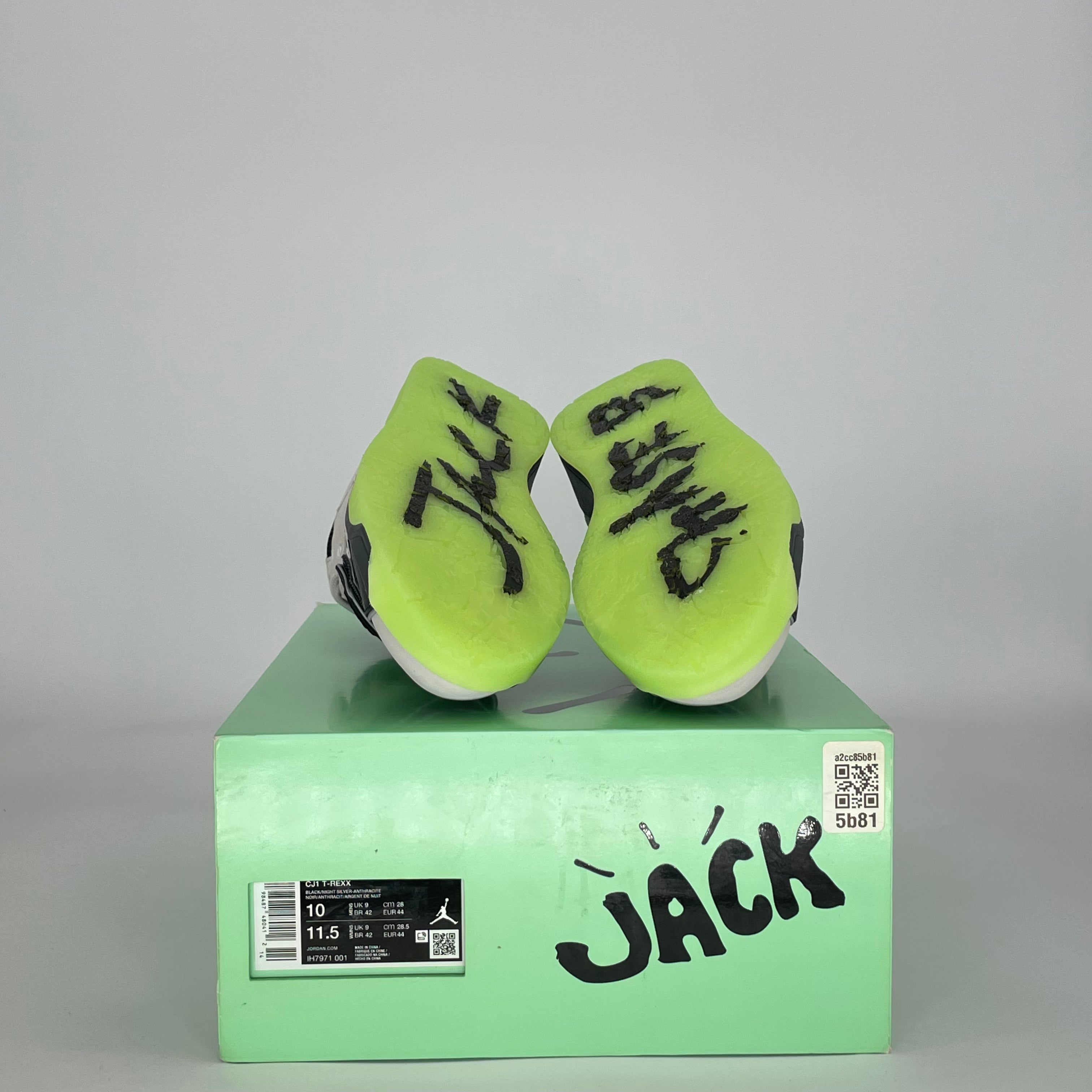AIR JORDAN JUMPMAN JACK TR X TRAVIS SCOTT CHASE B NIGHT SILVER IH7971-001 SIZE 10.5/12W