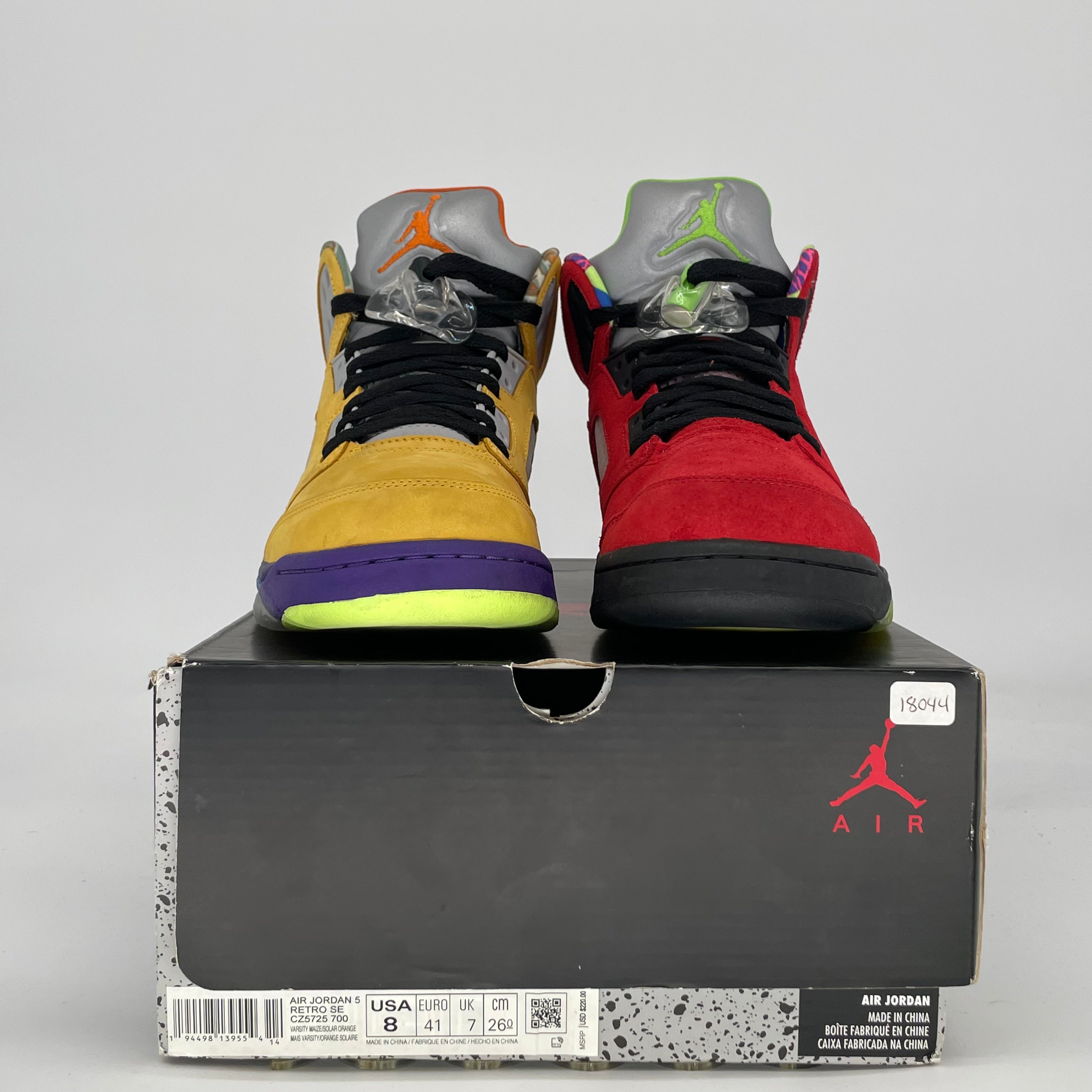AIR JORDAN 5 WHAT THE CZ5725-700 SIZE 8/9.5W