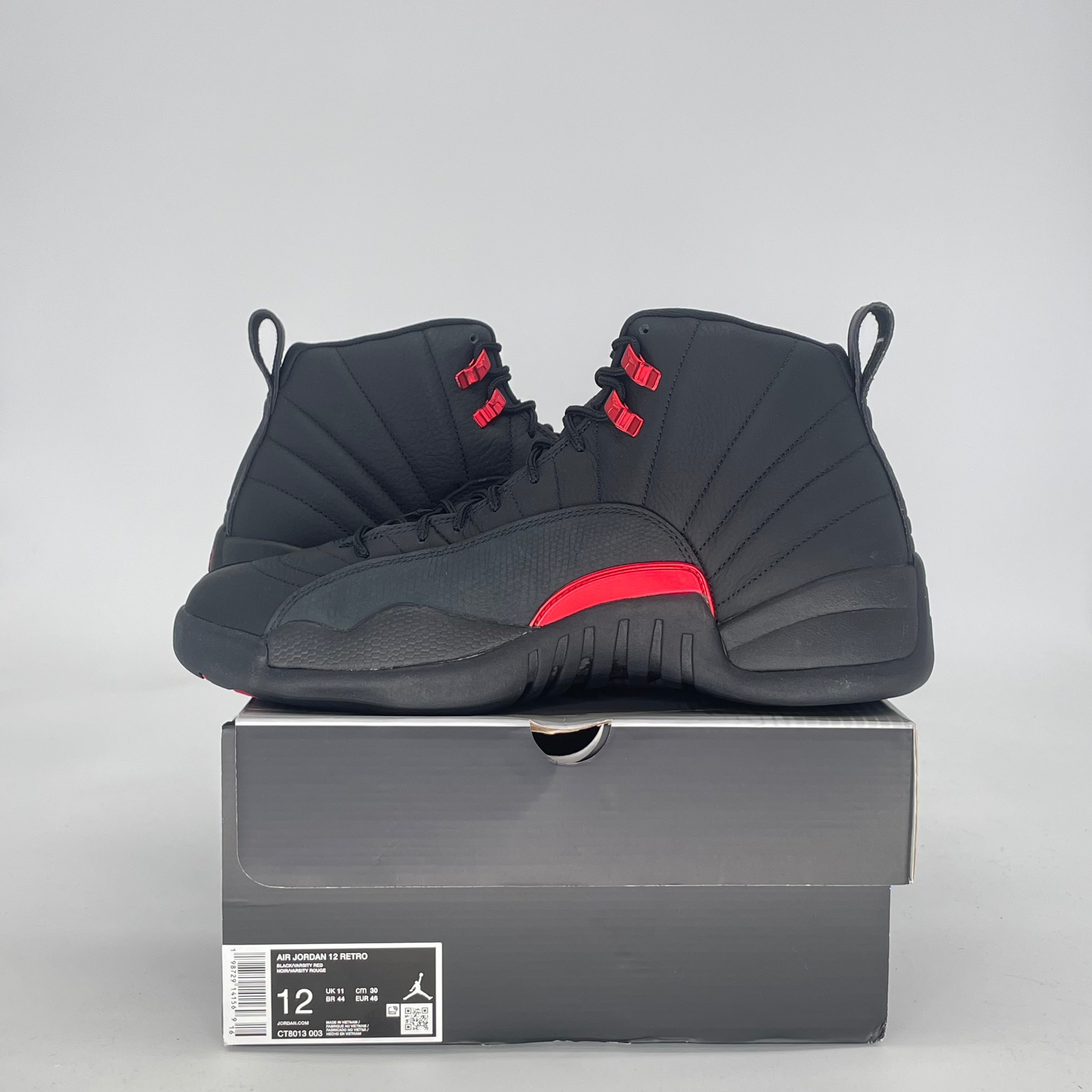 AIR JORDAN 12 BLOODLINE CT8013-003 SIZE 12/13.5W