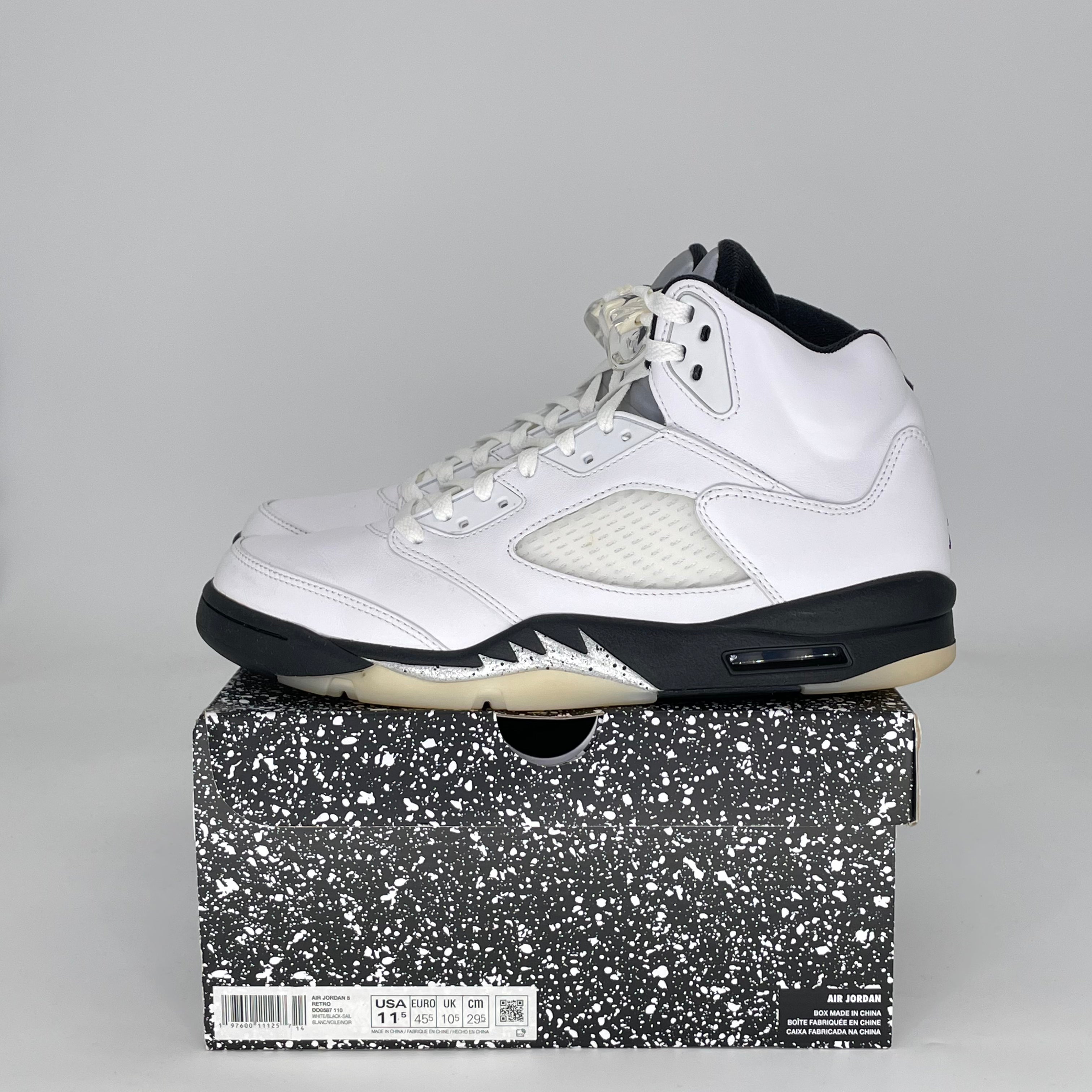 AIR JORDAN 5 REVERSE METALLIC DD0587-110 SIZE 11.5/13W