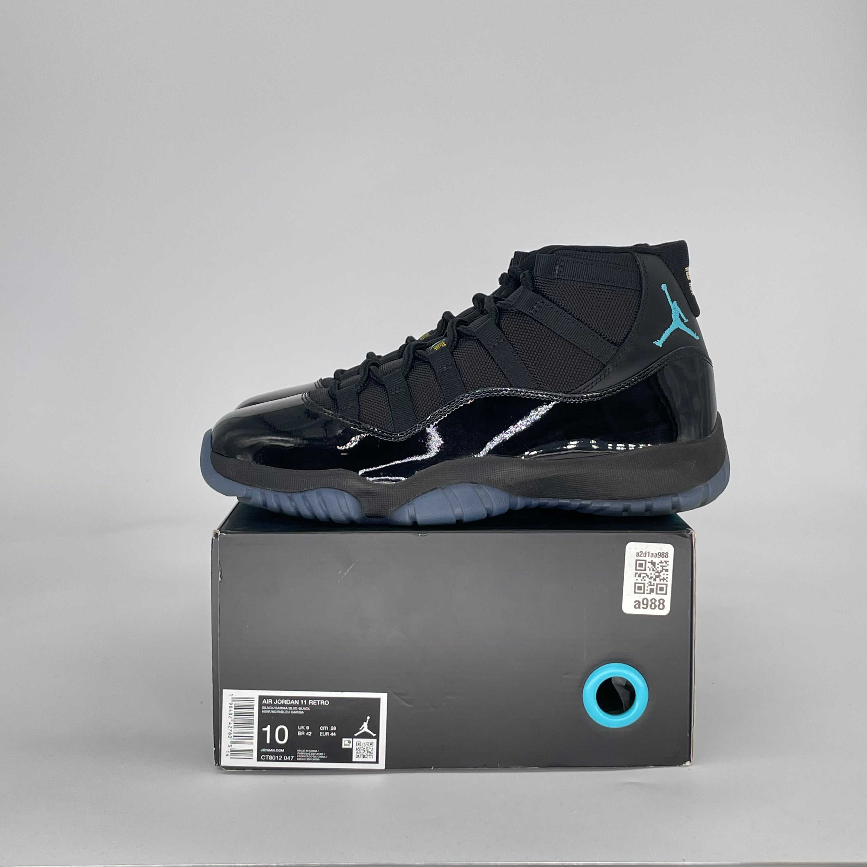 AIR JORDAN 11 GAMMA BLUE CT8012-047 SIZE 10/11.5W