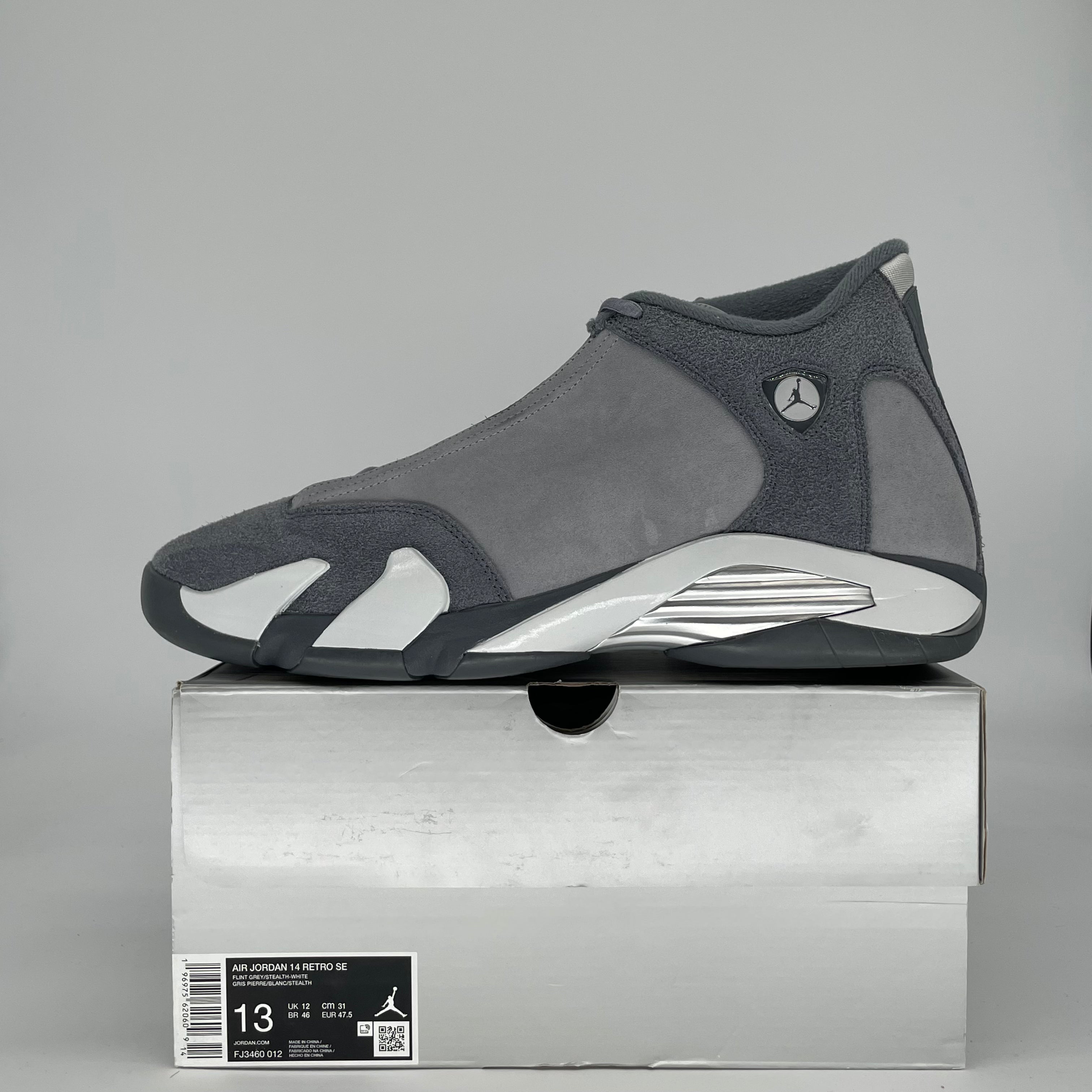 AIR JORDAN 14 FLINT GREY FJ3460-012 SIZE 13/14.5W