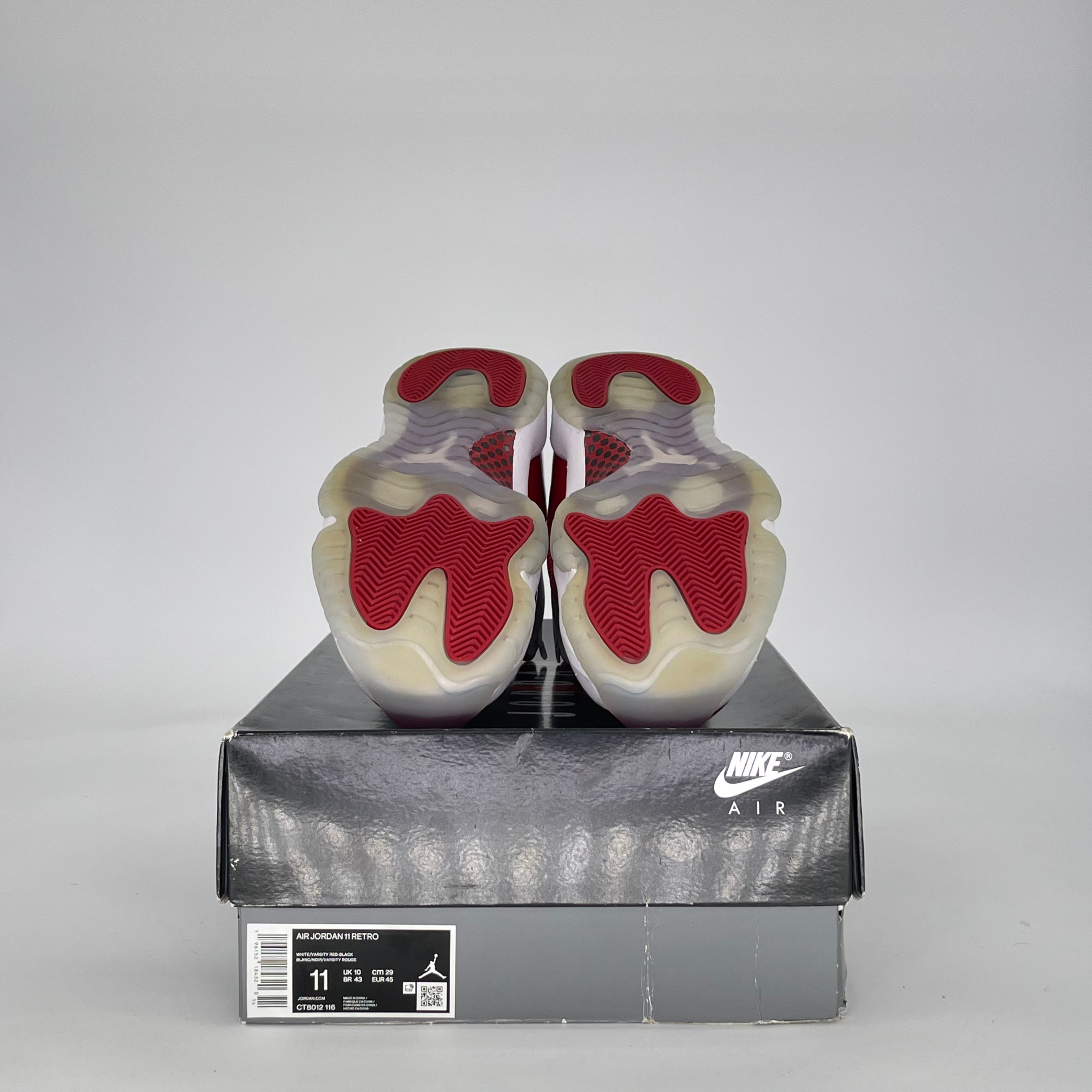 AIR JORDAN 11 CHERRY (2022) CT8012-116 SIZE 11/12.5W