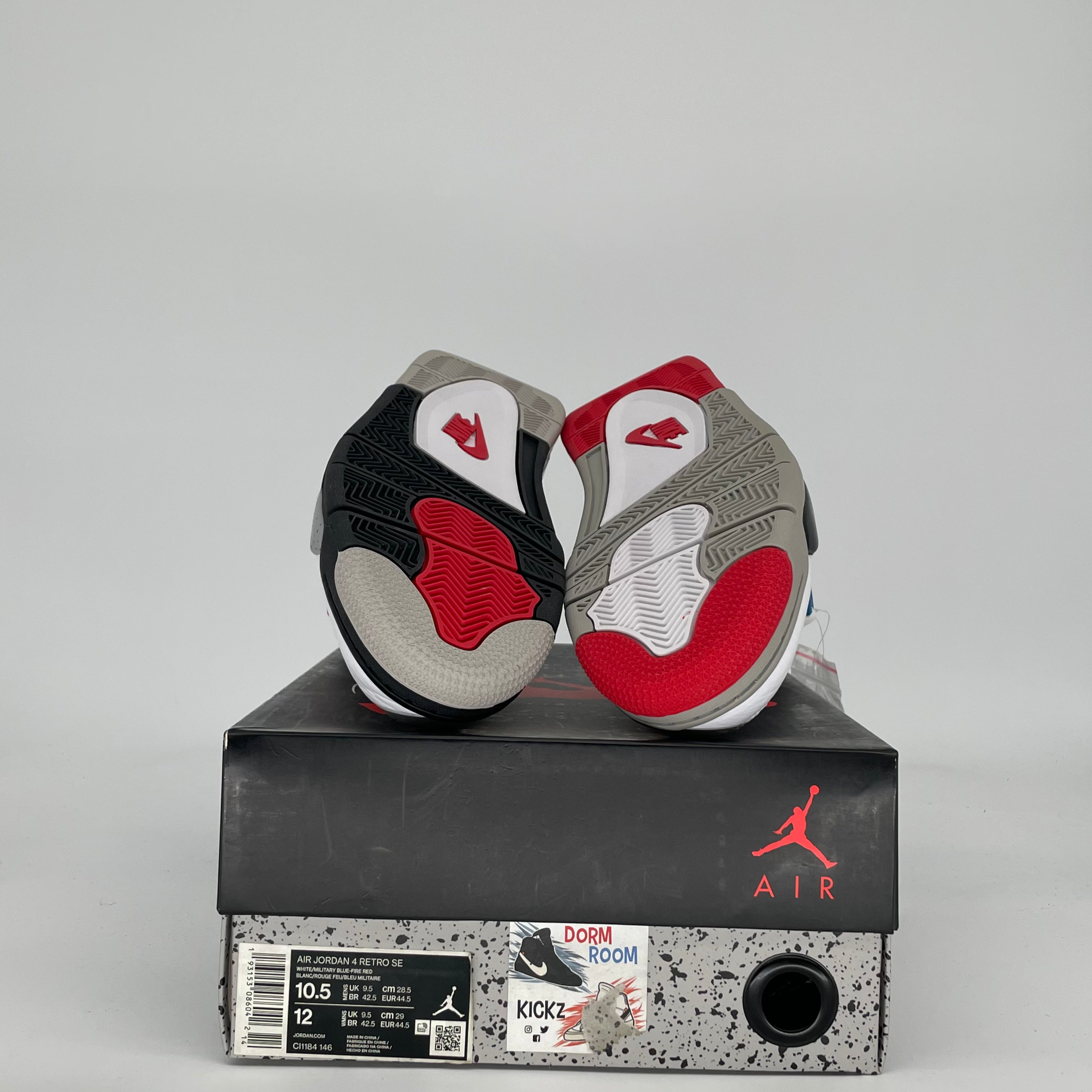 AIR JORDAN 4 WHAT THE CI1184-146 SIZE 10.5/12W