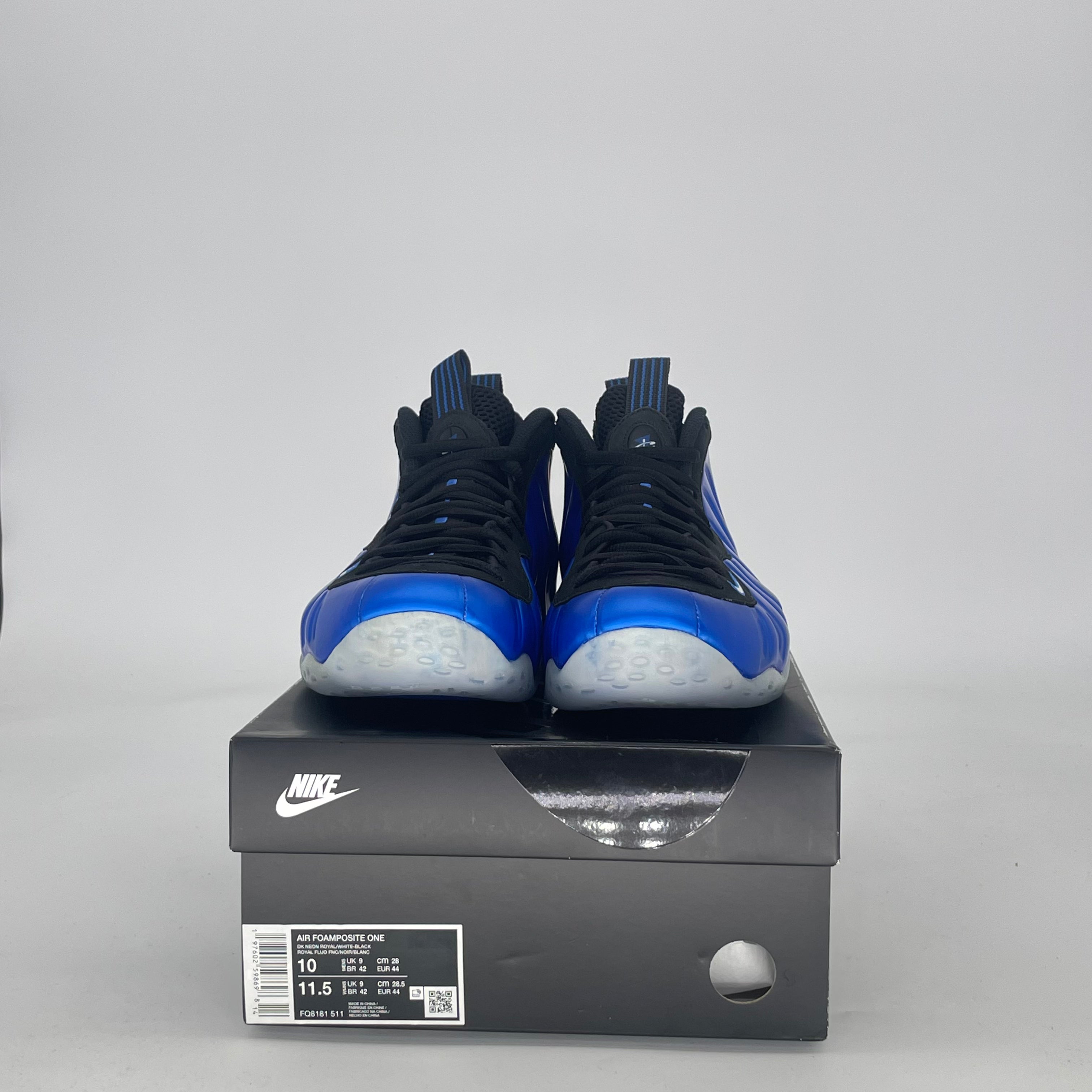 NIKE AIR FOAMPOSITE ONE INTERNATIONAL BLUE FQ8181-511 SIZE 10/11.5W