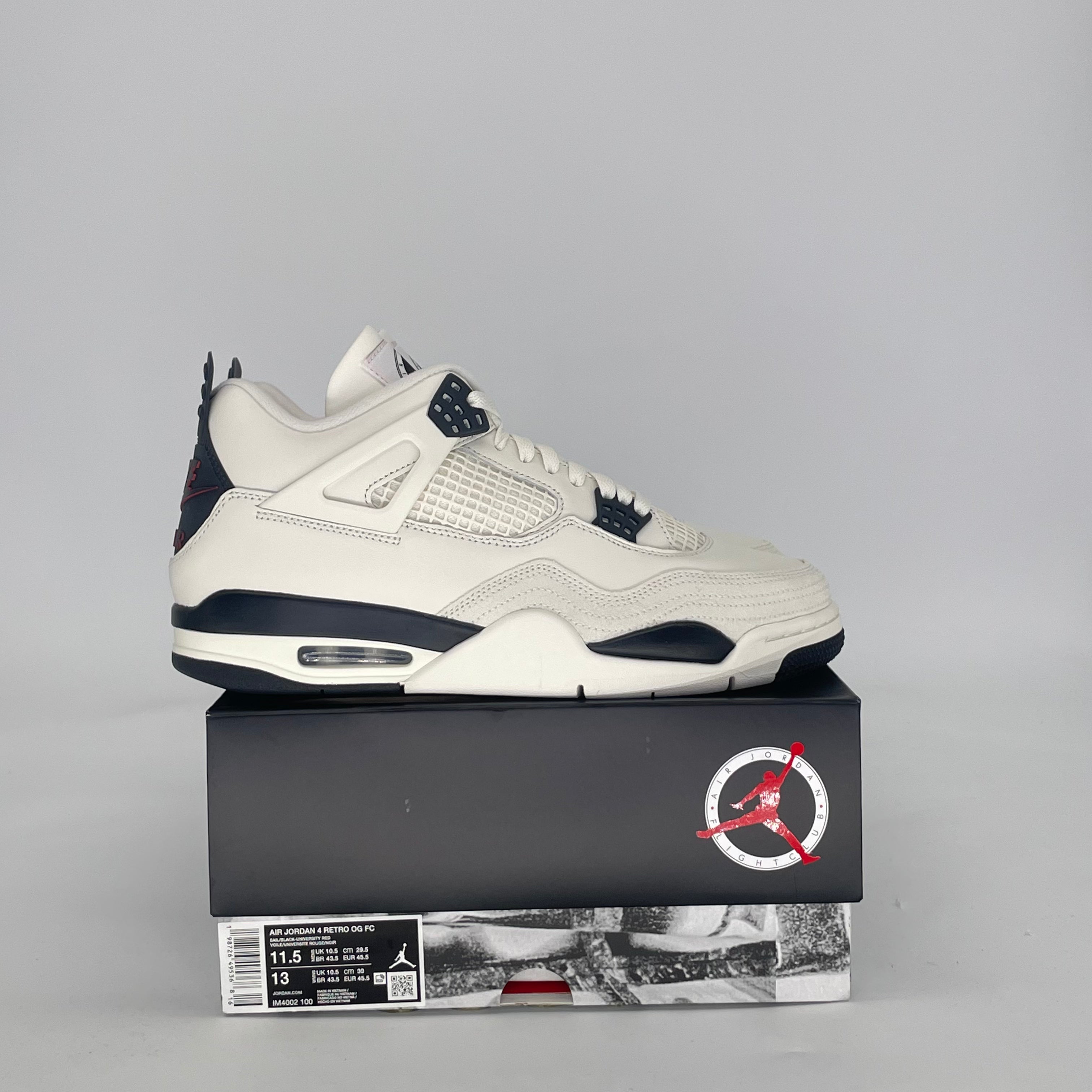 AIR JORDAN 4 FLIGHT CLUB IM4002-100 SIZE 11.5/13W