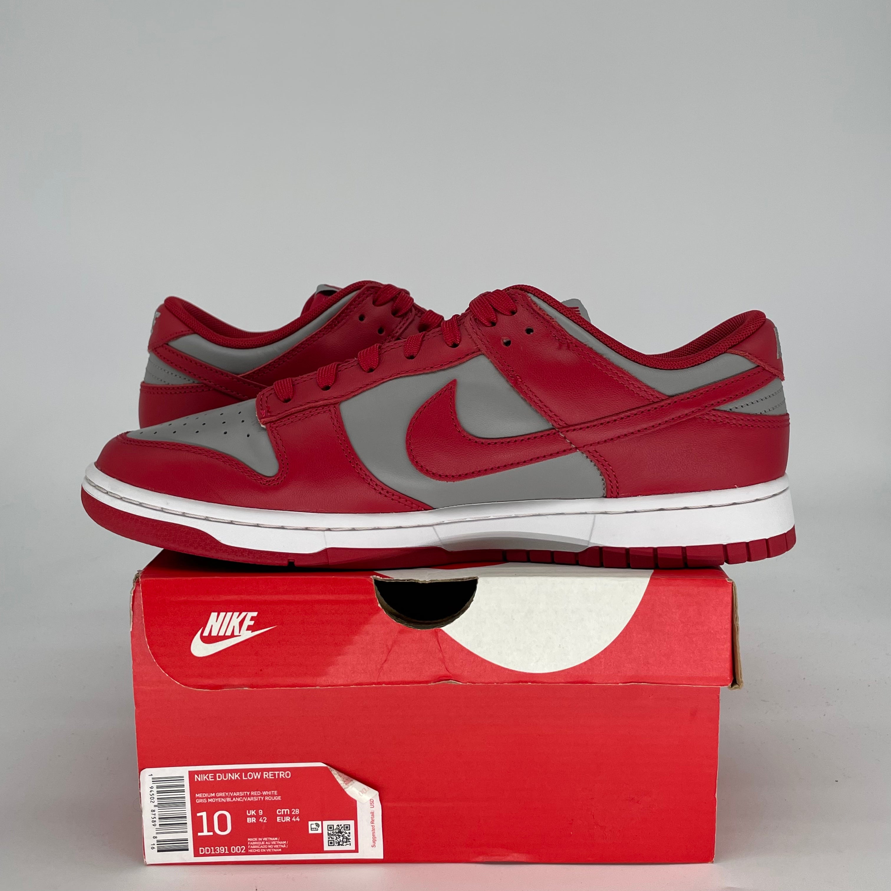 NIKE DUNK LOW UNLV DD1391-002 SIZE 10/11.5W