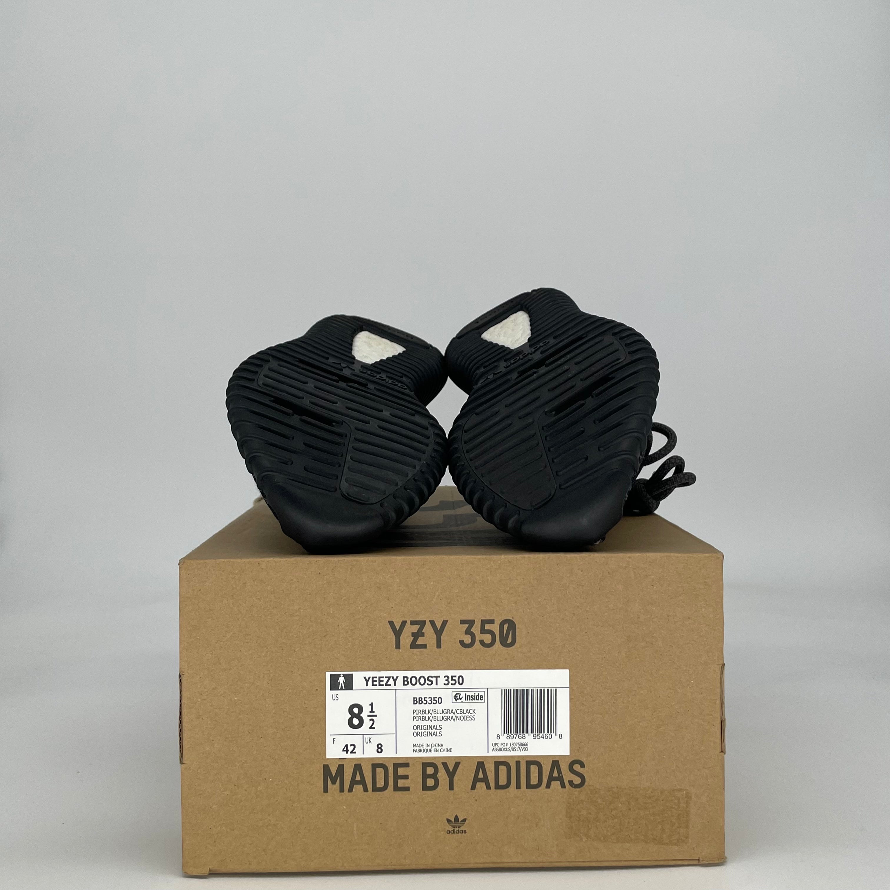 ADIDAS YEEZY 350 PIRATE BLACK BB5350 SIZE 8.5/10W