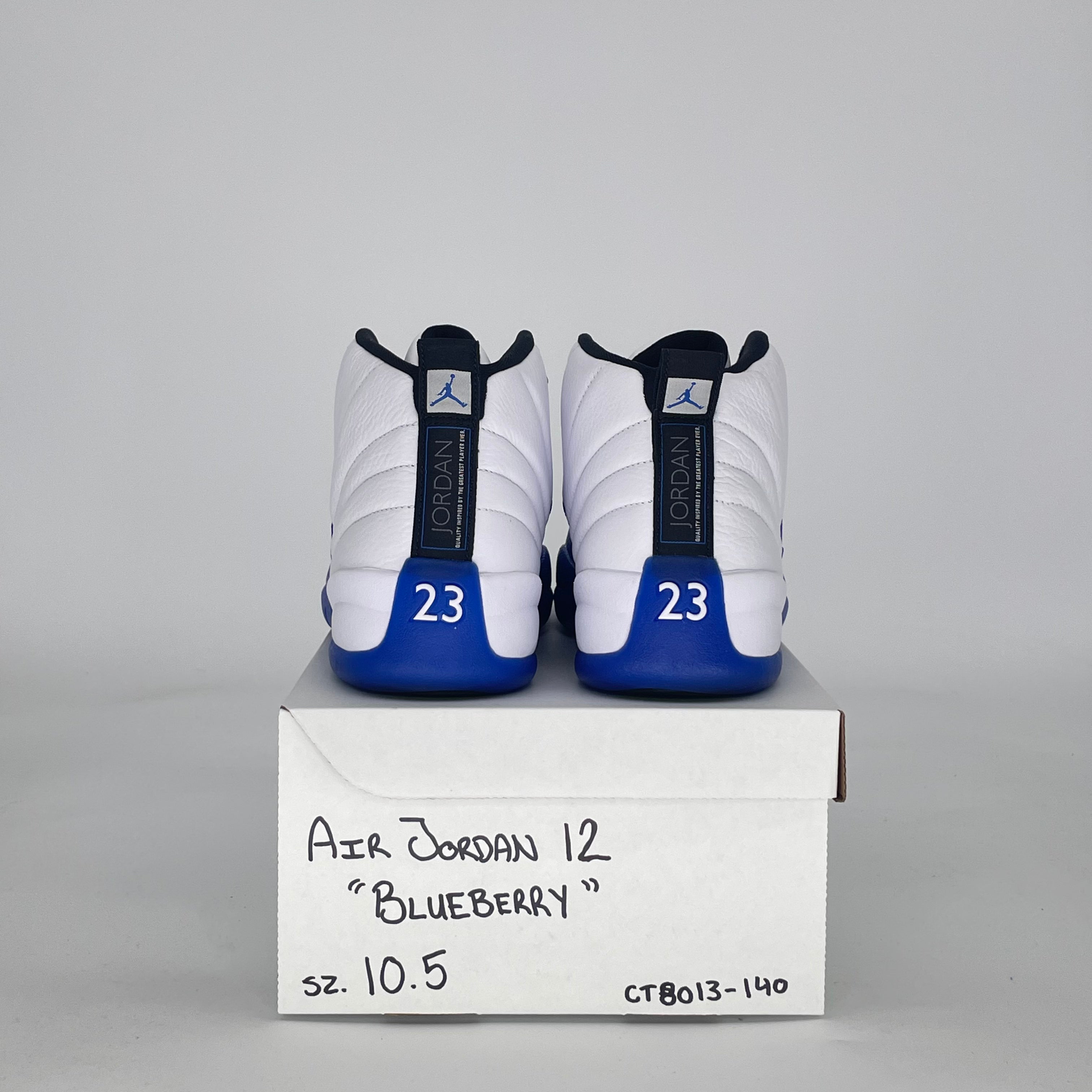 AIR JORDAN 12 BLUEBERRY CT8013-140 SIZE 10.5/12W