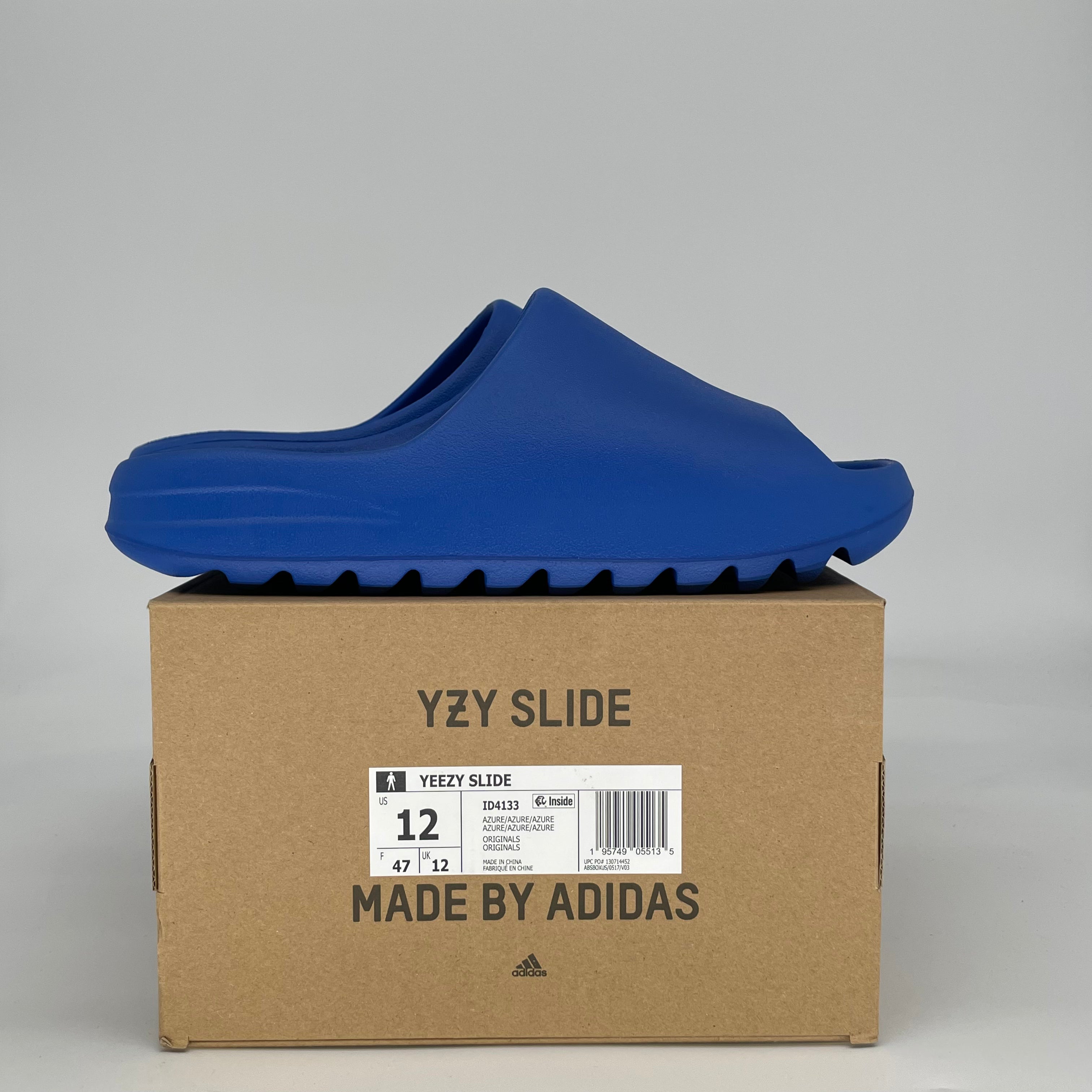 ADIDAS YEEZY SLIDE AZURE ID4133 SIZE 12/13.5W
