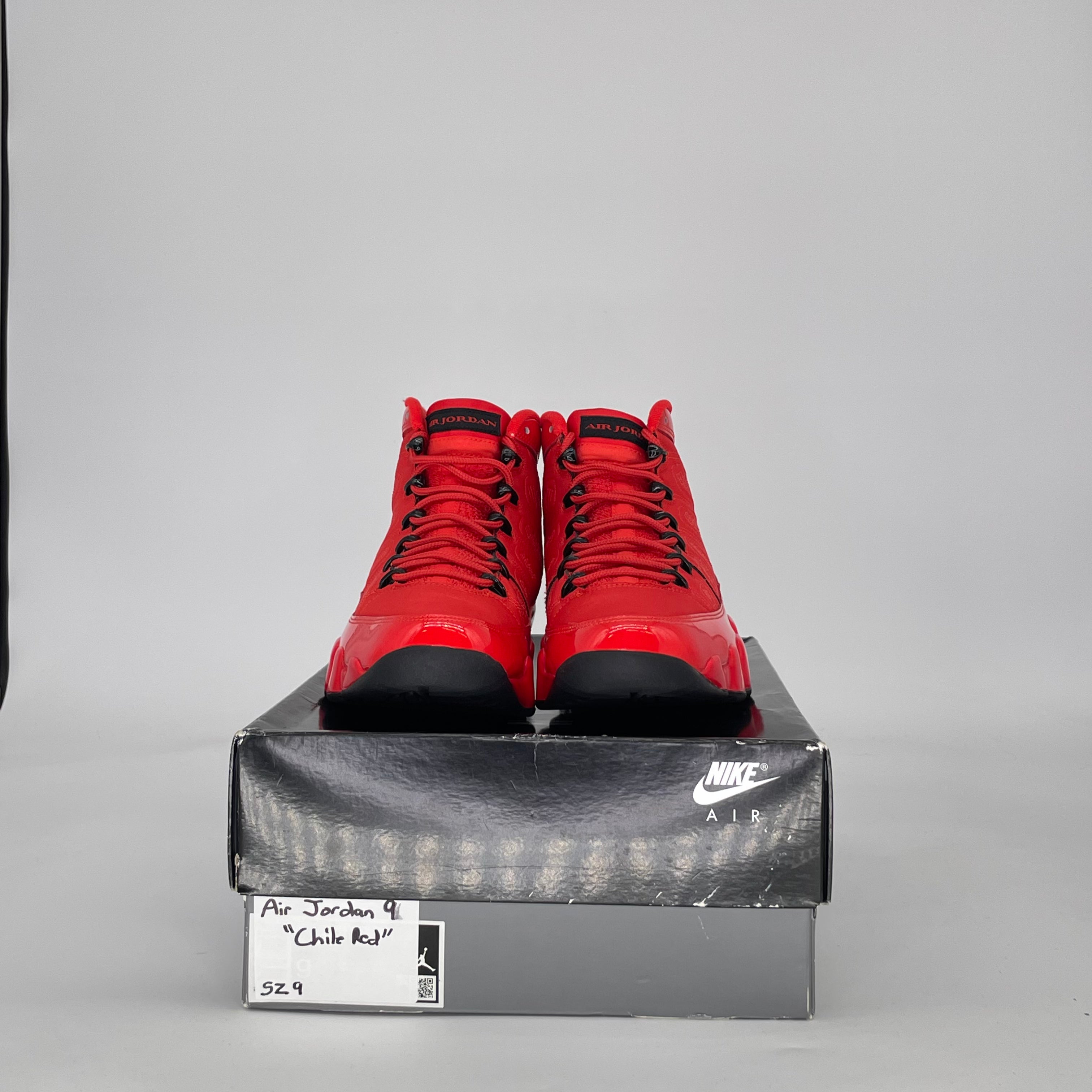 AIR JORDAN 9 CHILE RED CT8019-600 SIZE 9/10.5W