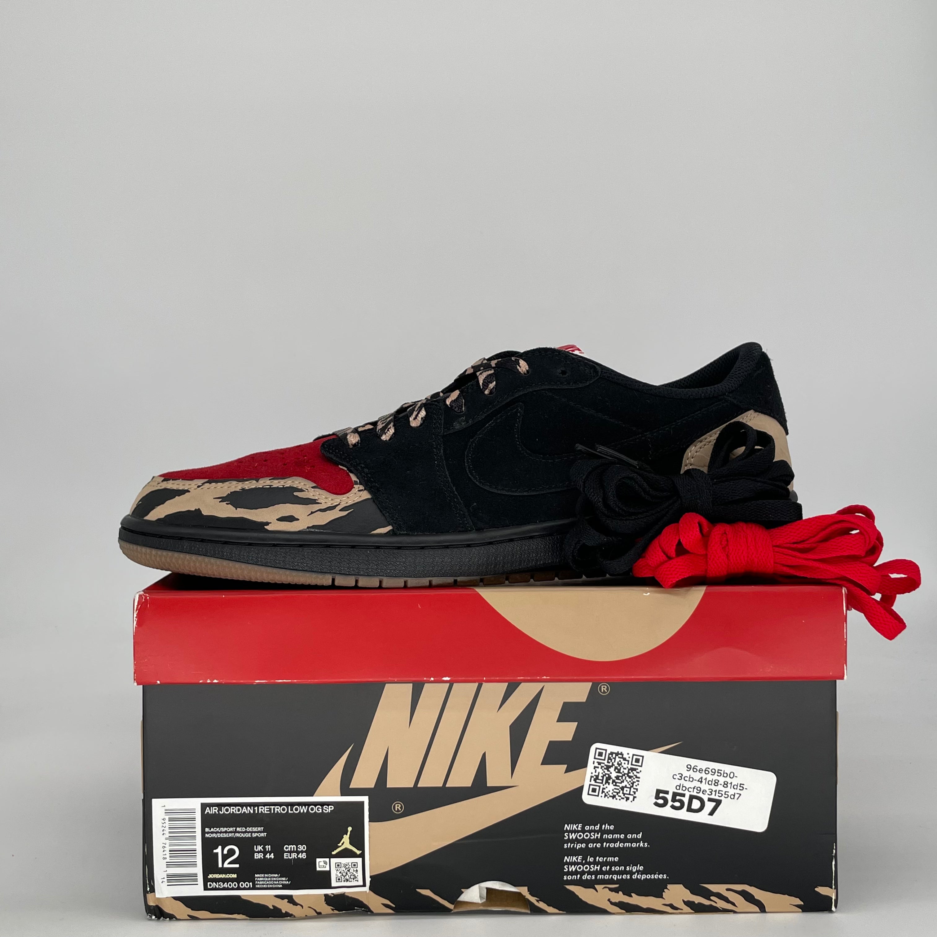 AIR JORDAN 1 LOW SOLEFLY DN3400-001 SIZE 12/13.5W