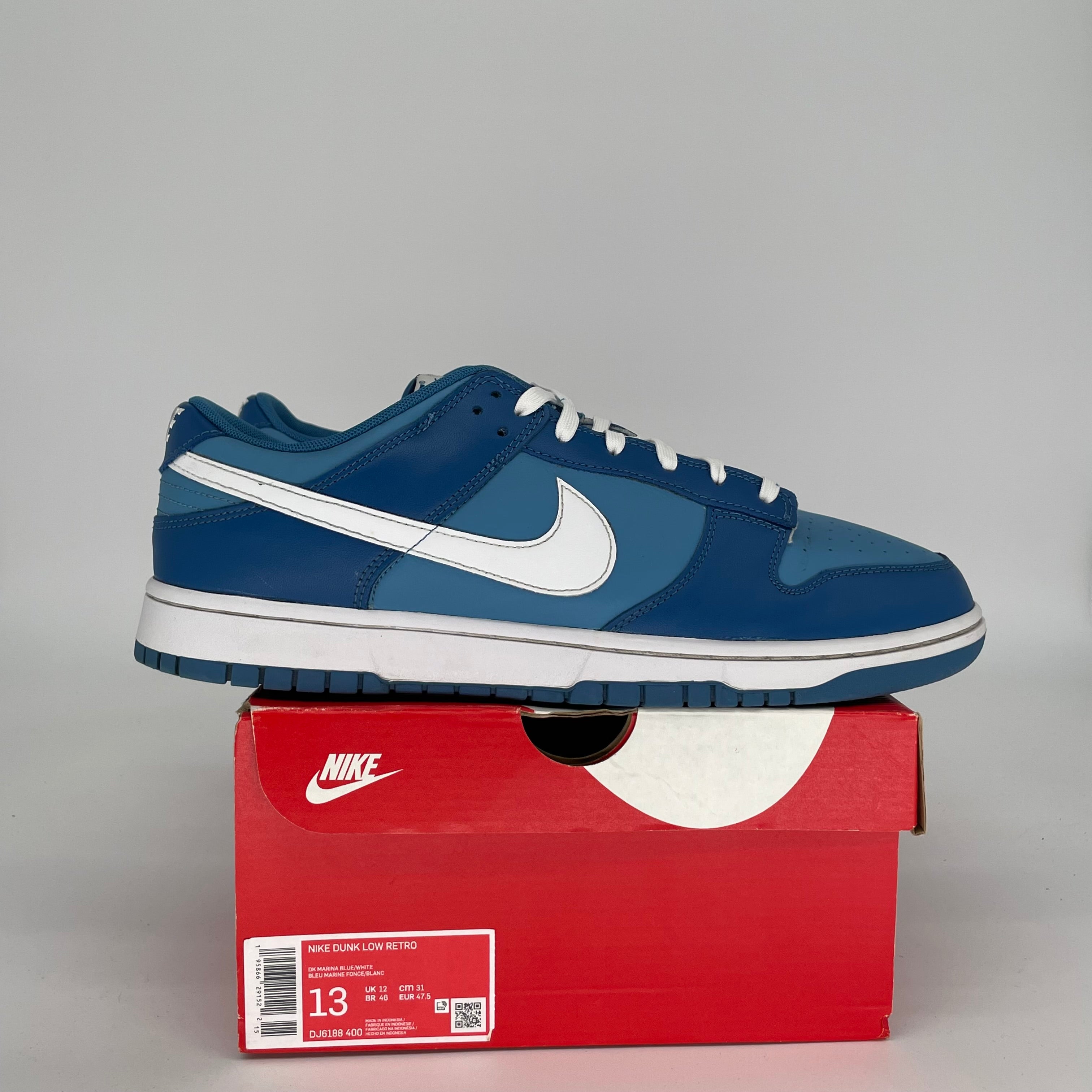 NIKE DUNK LOW DARK MARINA BLUE DJ6188-400 SIZE 13/14.5W