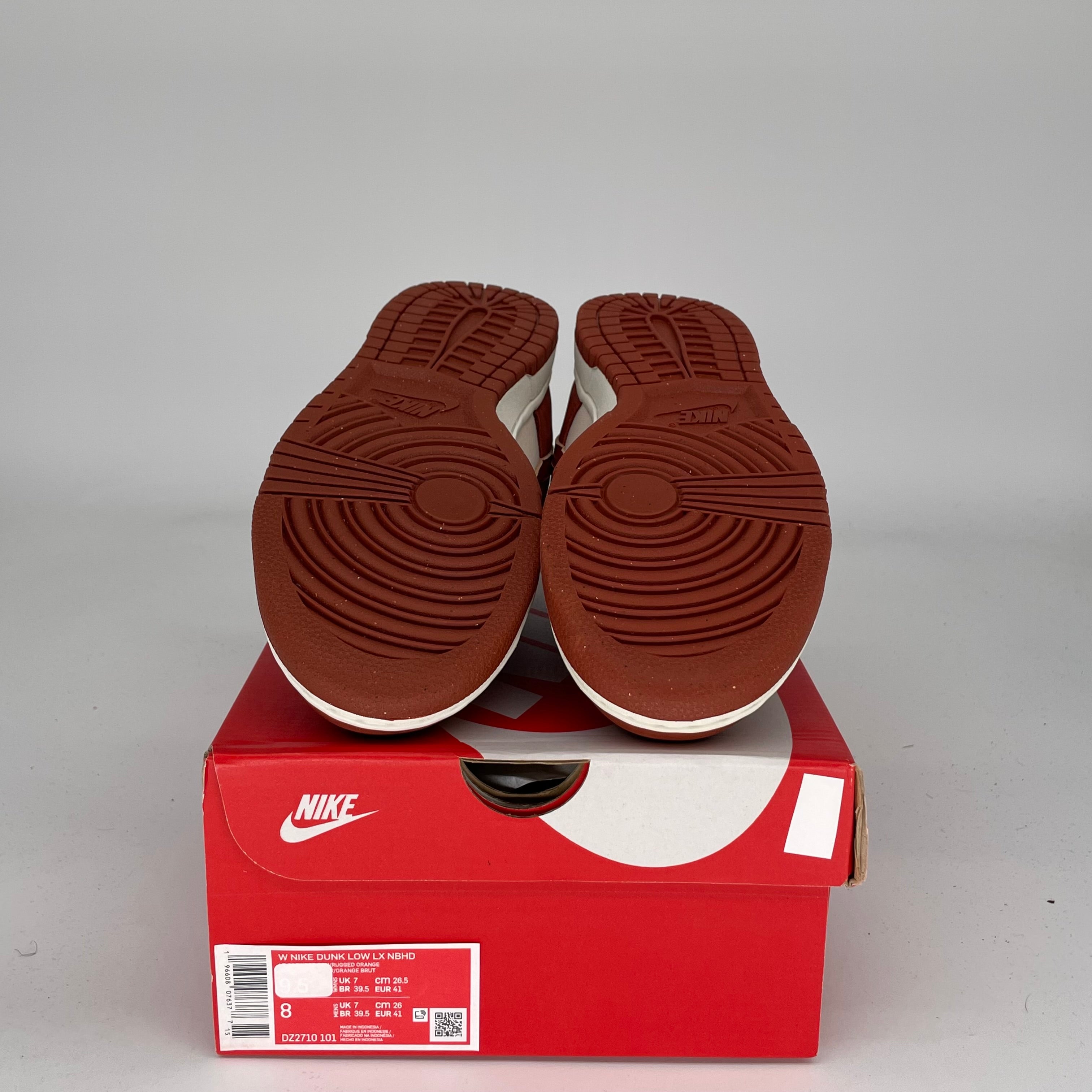 NIKE DUNK LOW LIGHT OREWOOD BROWN RUGGED ORANGE W SIZE 8/9.5W DZ2710-101