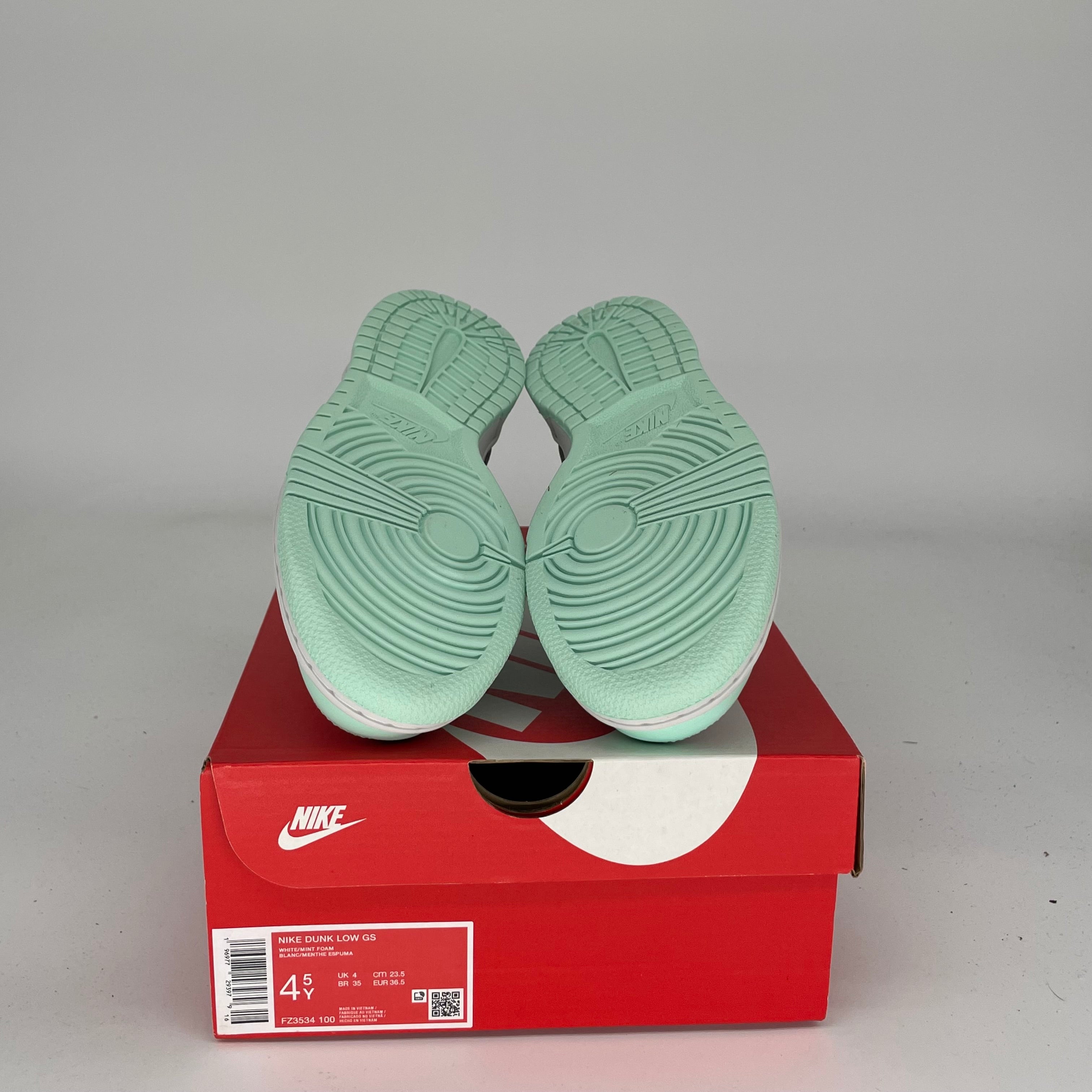 NIKE DUNK LOW MINT FOAM W SIZE 4.5Y FZ3534-100