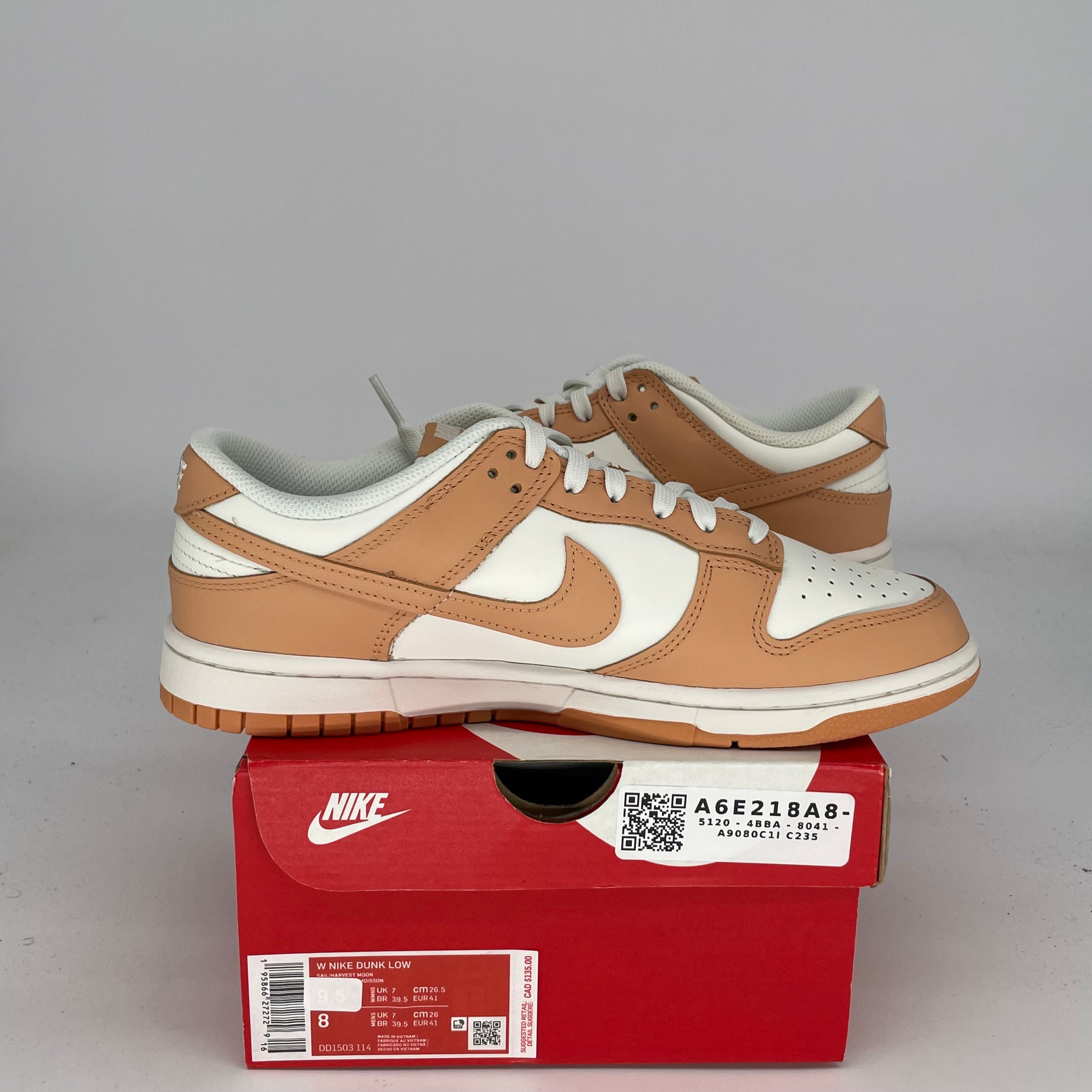 NIKE DUNK LOW HARVEST MOON W SIZE 8/9.5W DD1503-114