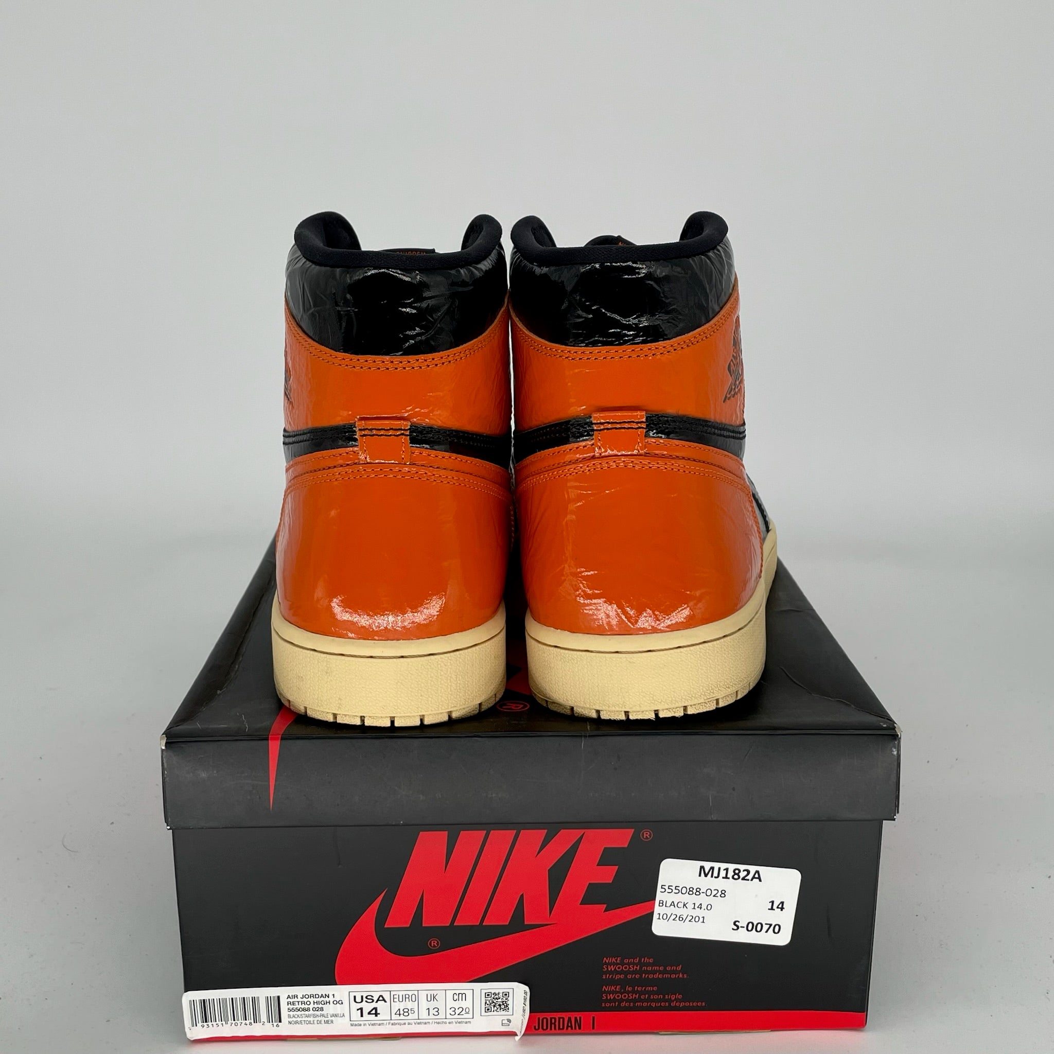 AIR JORDAN 1 SHATTERED BACKBOARD 3.0 SIZE 14 555088-028