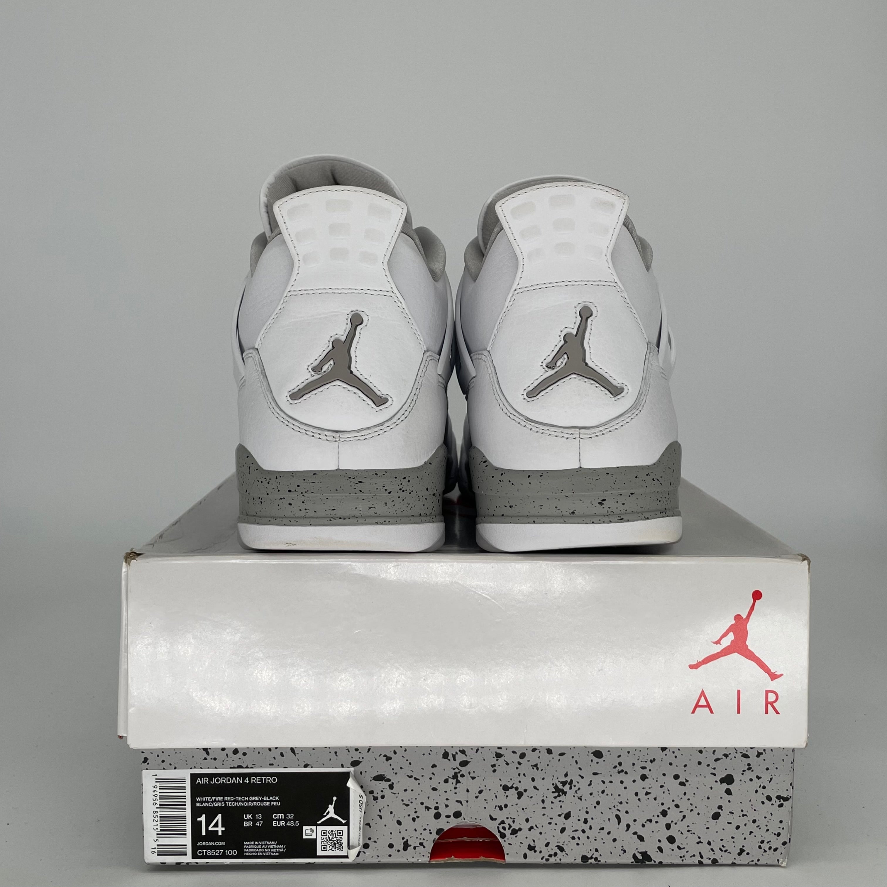 AIR JORDAN 4 WHITE OREO SIZE 14/15.5W CT8527-100
