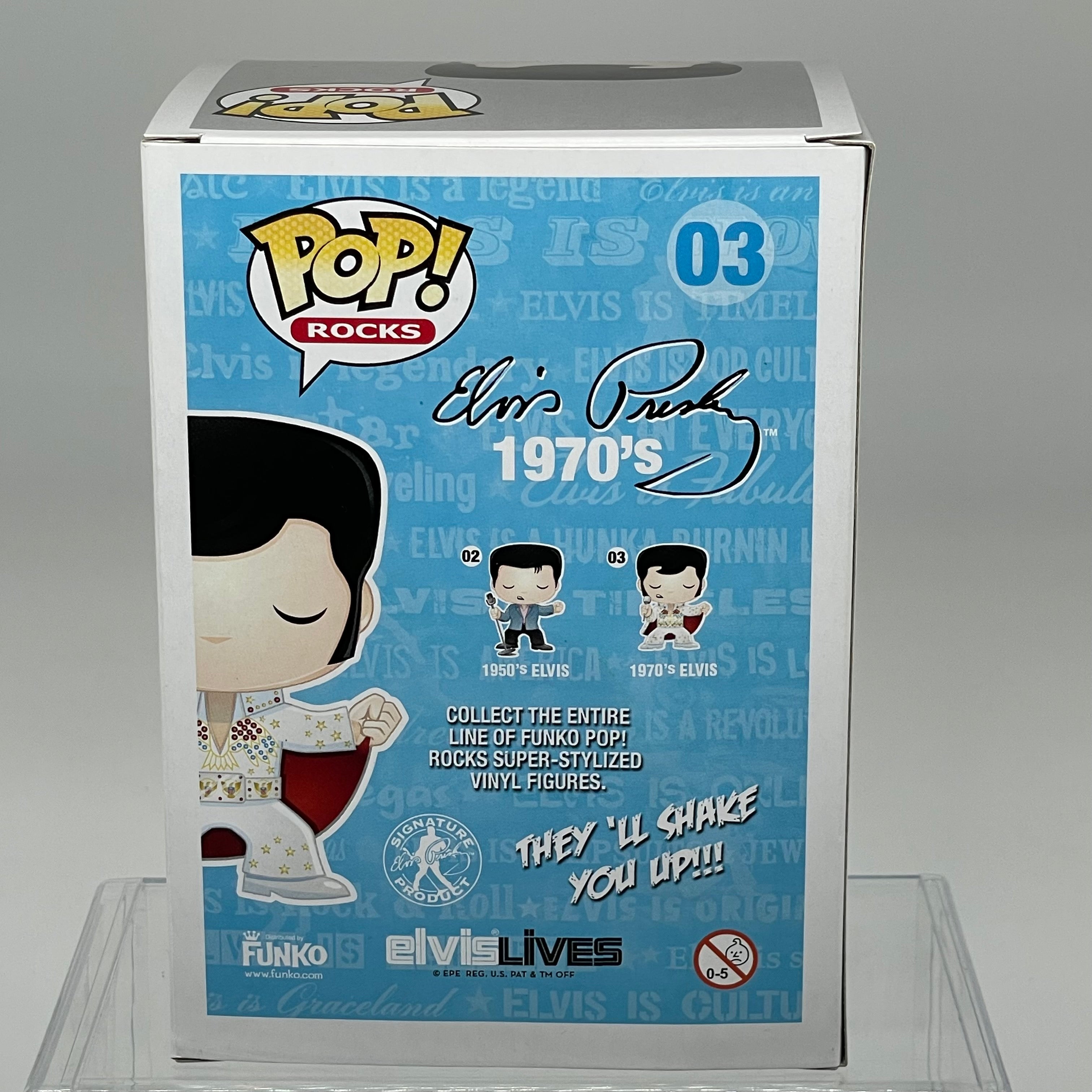 FUNKO POP 1970'S ELVIS ROCKS FUNKO #03 JJL111217