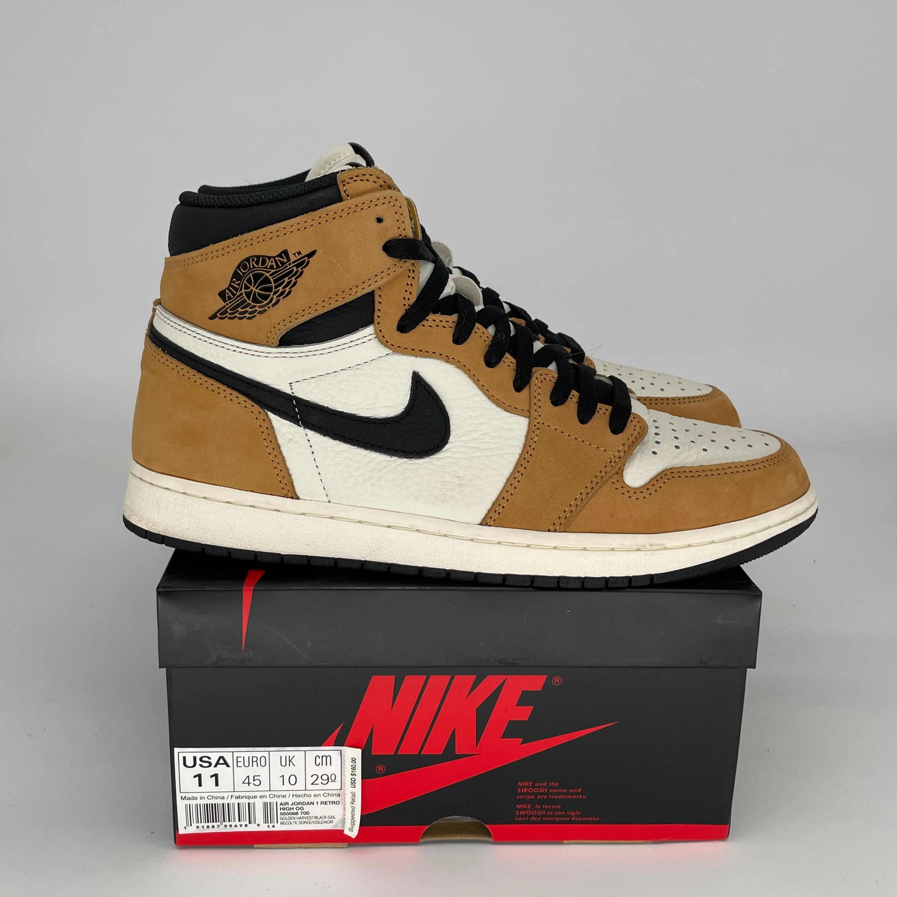 AIR JORDAN 1 ROOKIE OF THE YEAR SIZE 11 555088-700