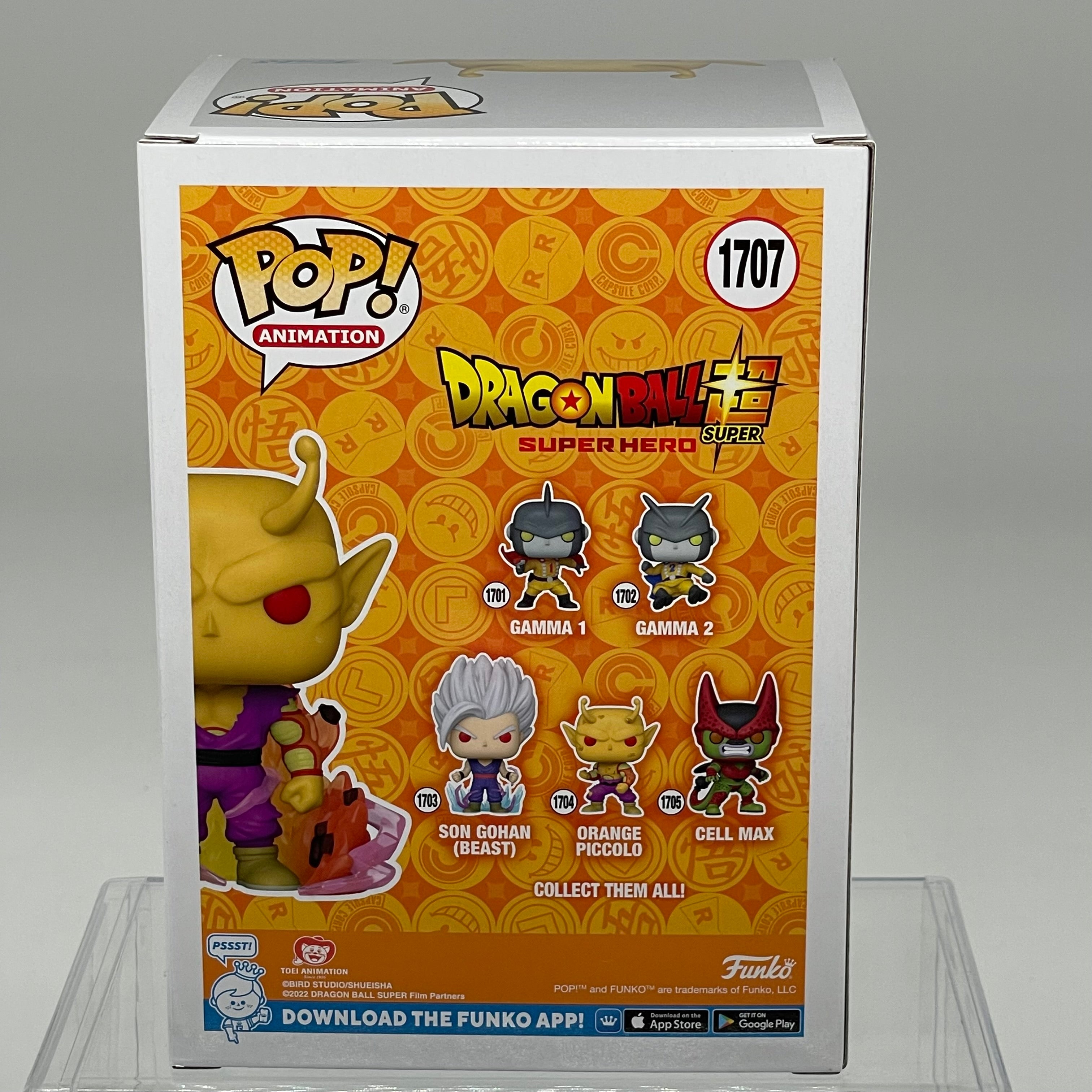 FUNKO POP ORANGE PICCOLO GITD CHASE #1707 CHALICE EXCLUSIVE GFT240606