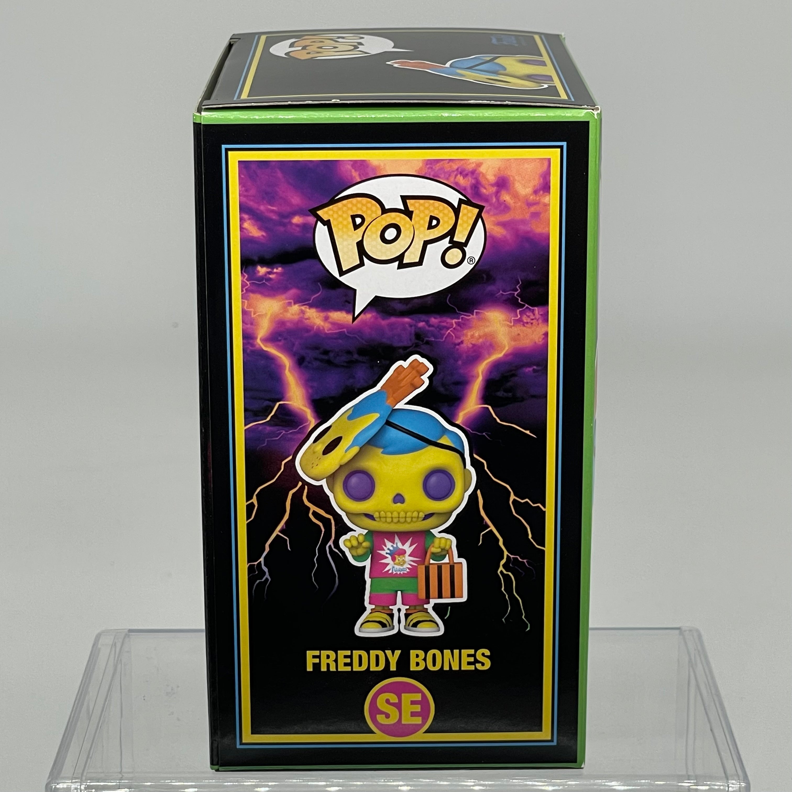 FUNKO POP FREDDY BONES LE 1000 BLACKLIGHT NYCC DRM-230706