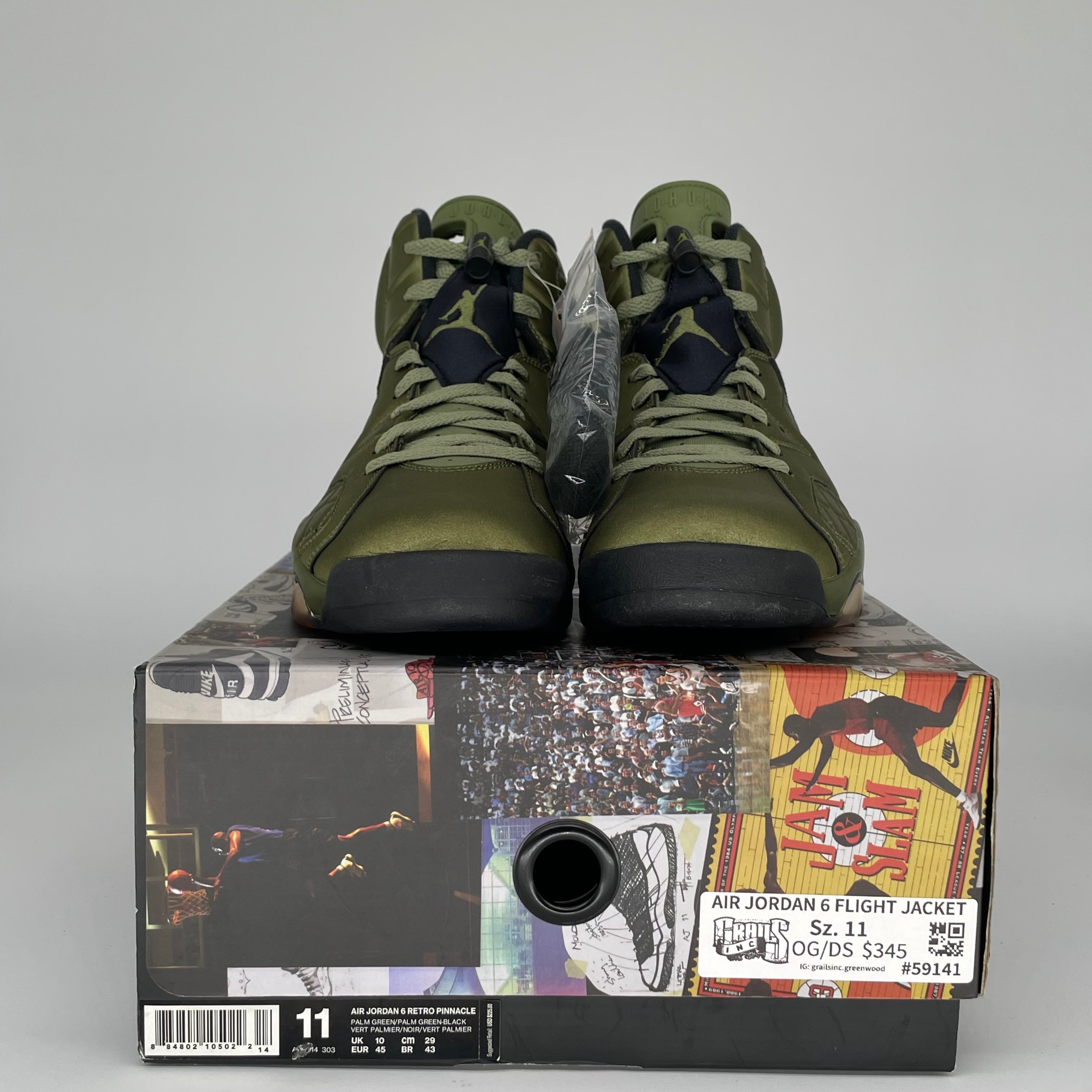 AIR JORDAN 6 FIGHT JACKET SIZE 11/12.5W AH4614-303