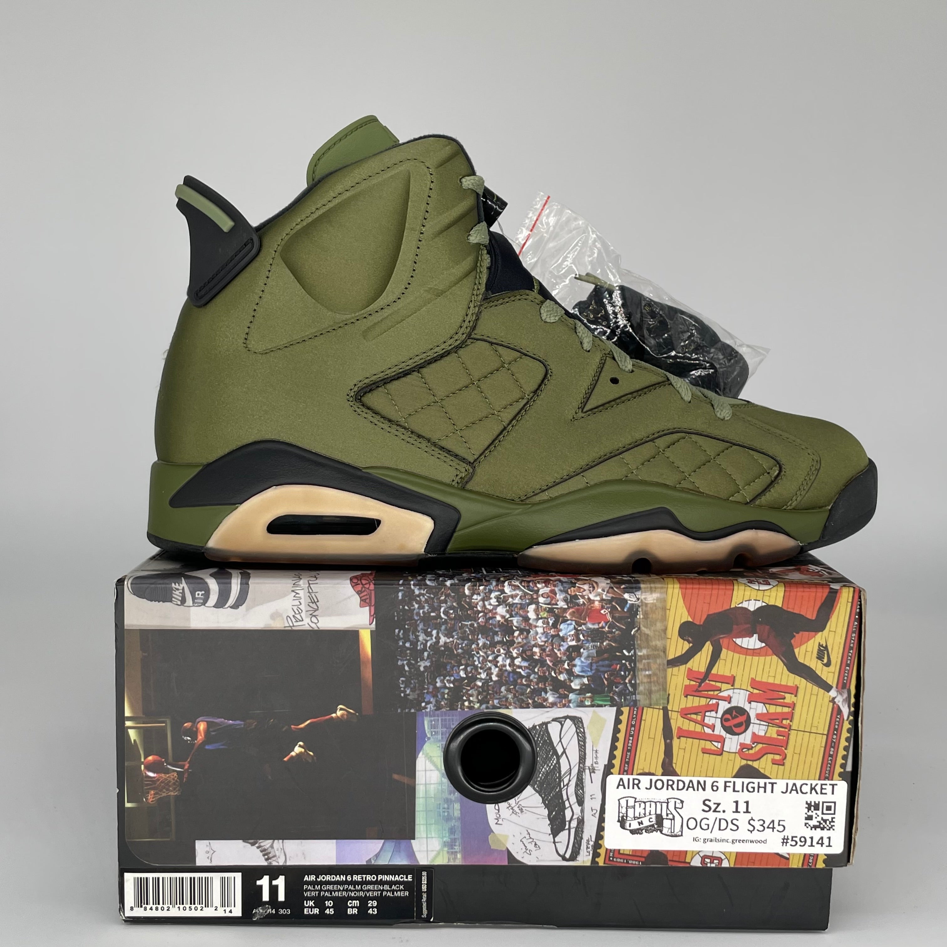 AIR JORDAN 6 FIGHT JACKET SIZE 11/12.5W AH4614-303
