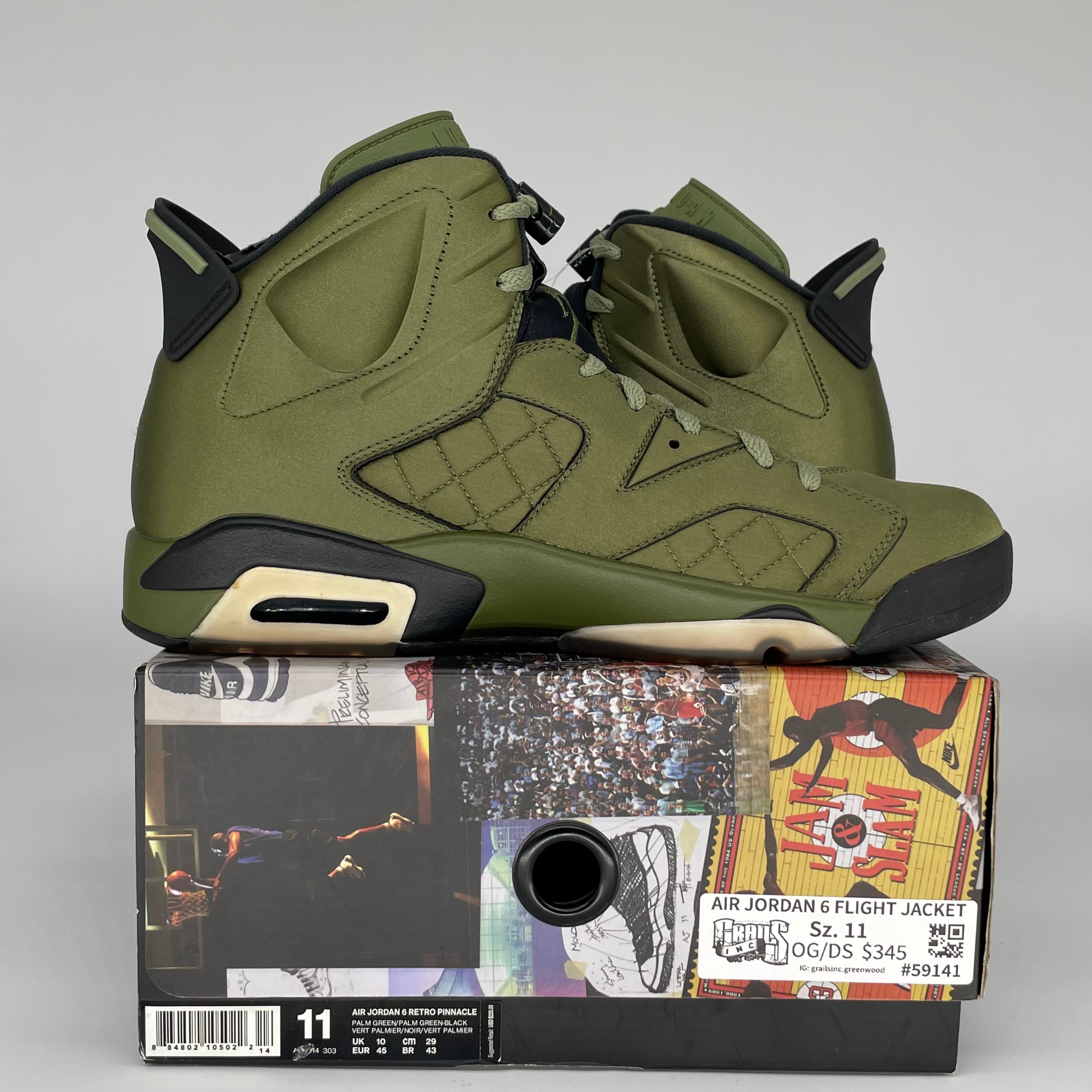 AIR JORDAN 6 FIGHT JACKET SIZE 11/12.5W AH4614-303