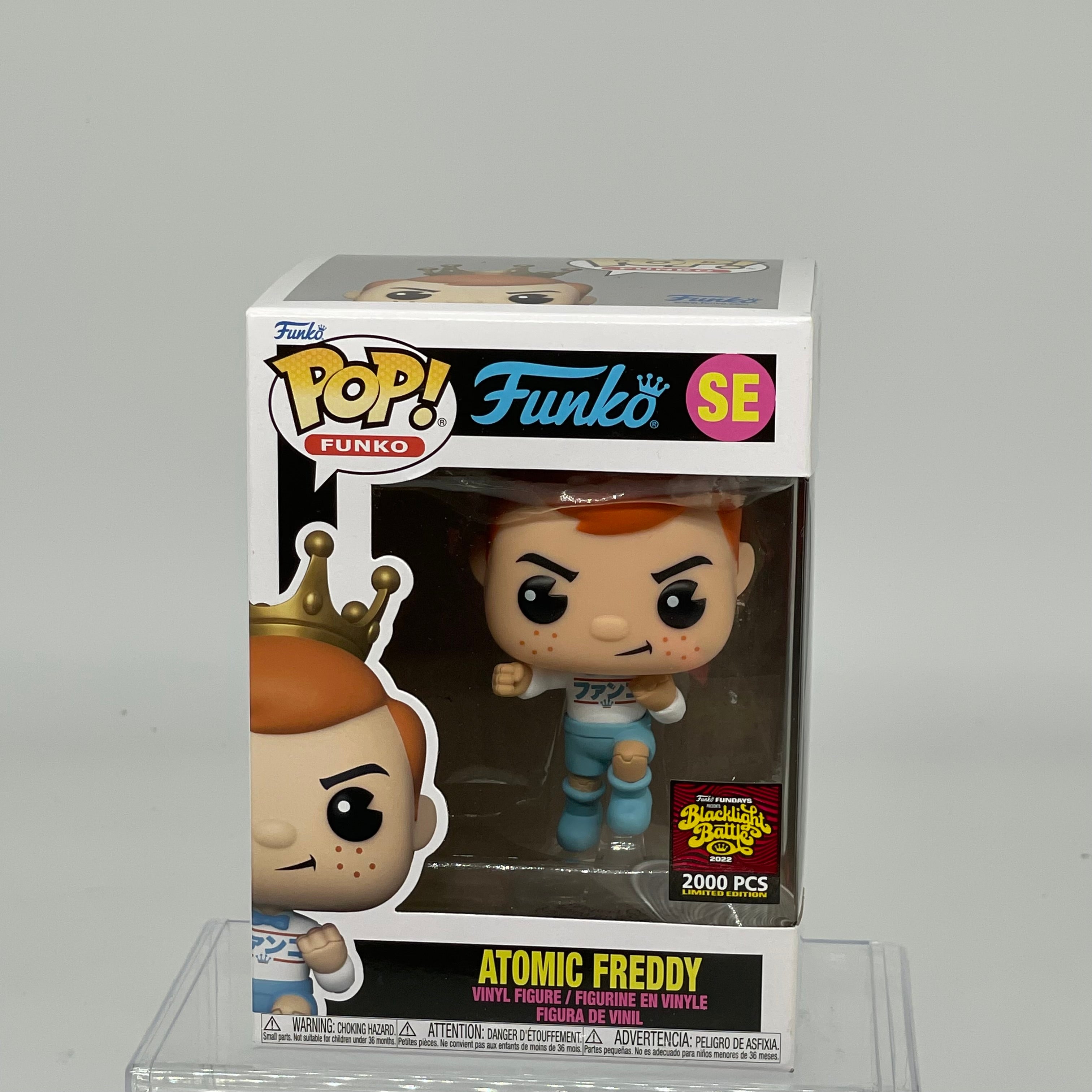 FUNKO POP ATOMIC FREDDY NYCC BLACKLIGHT BATTLE LE 2000 TTC220505