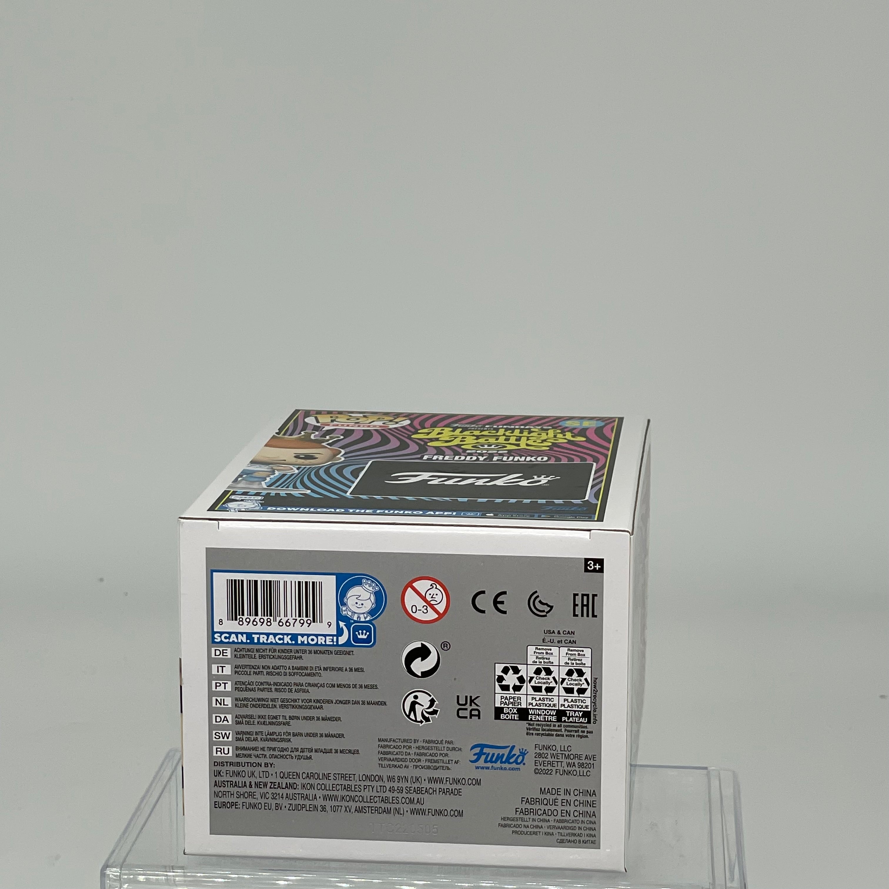 FUNKO POP ATOMIC FREDDY NYCC BLACKLIGHT BATTLE LE 2000 TTC220505