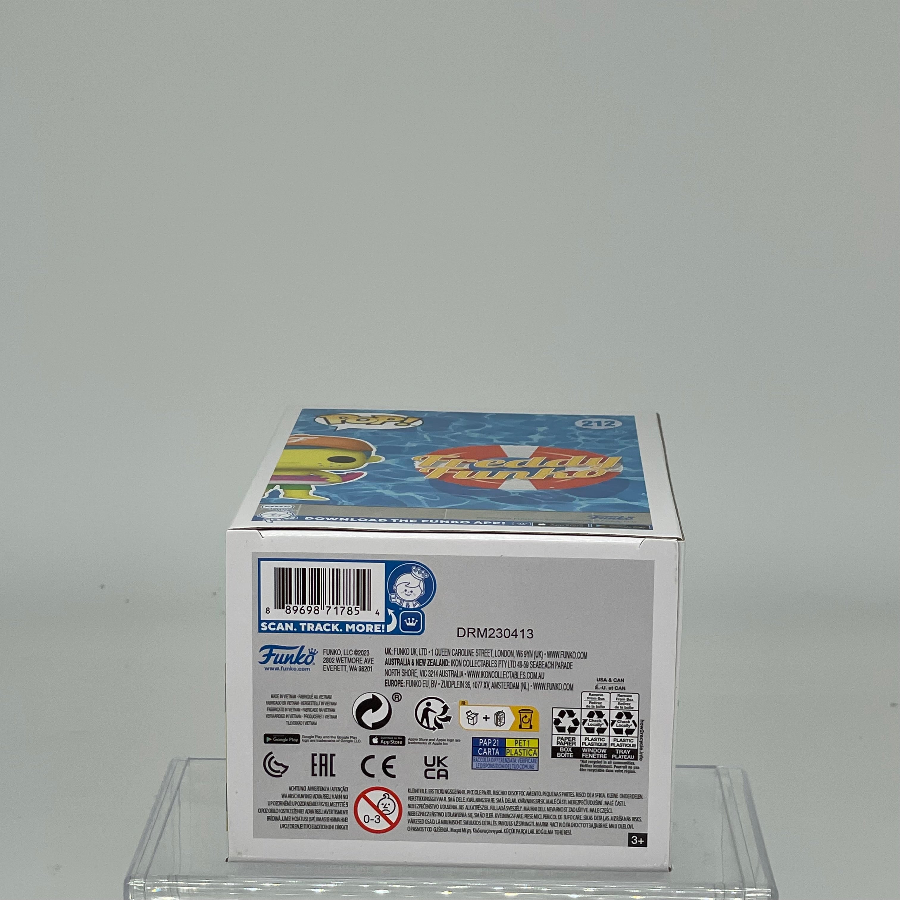 FUNKO POP FLOATY FREDDY #212 BLACKLIGHT SDCC EXCLUSIVE DRM230413