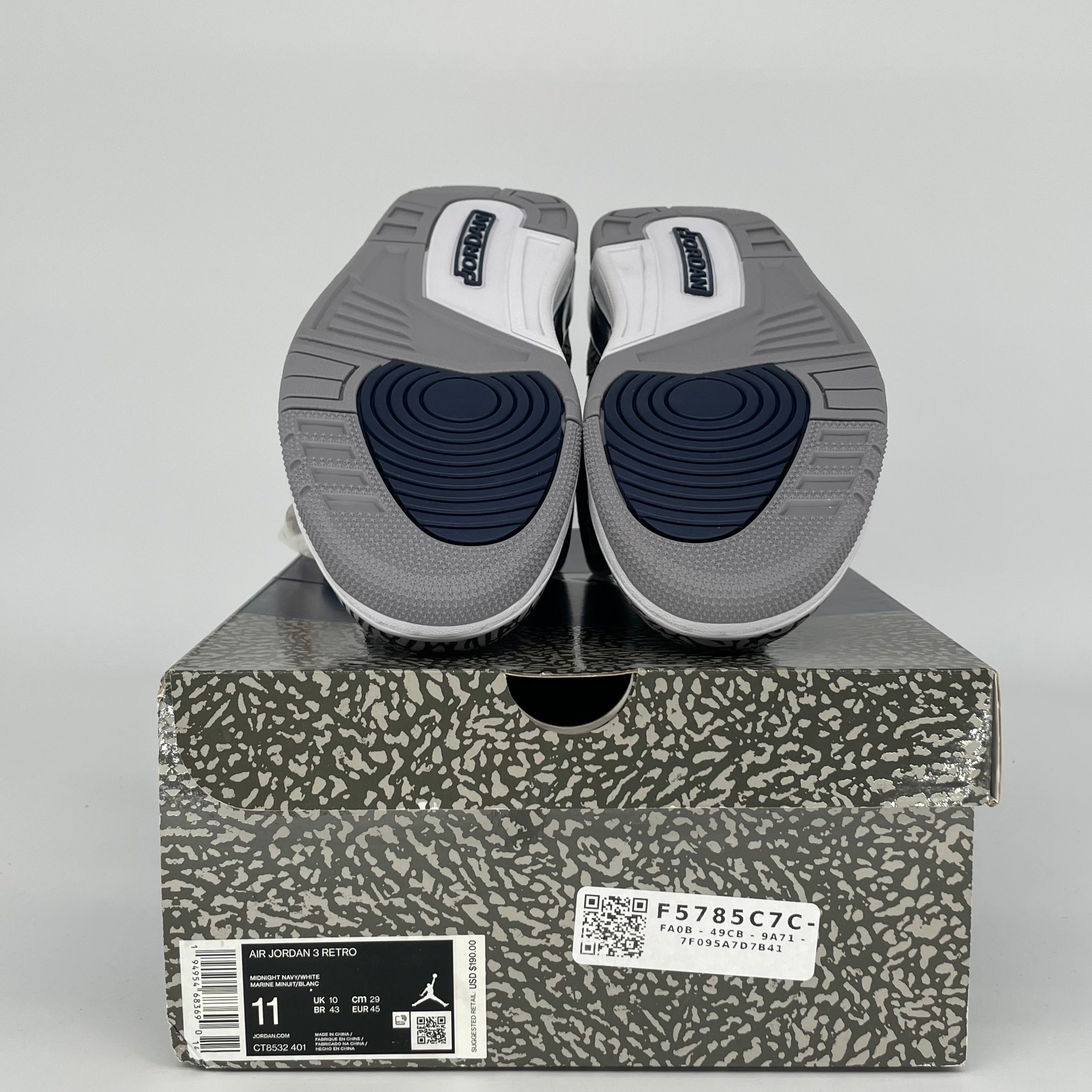 AIR JORDAN 3 GEORGETOWN SIZE 11 CT8532-401