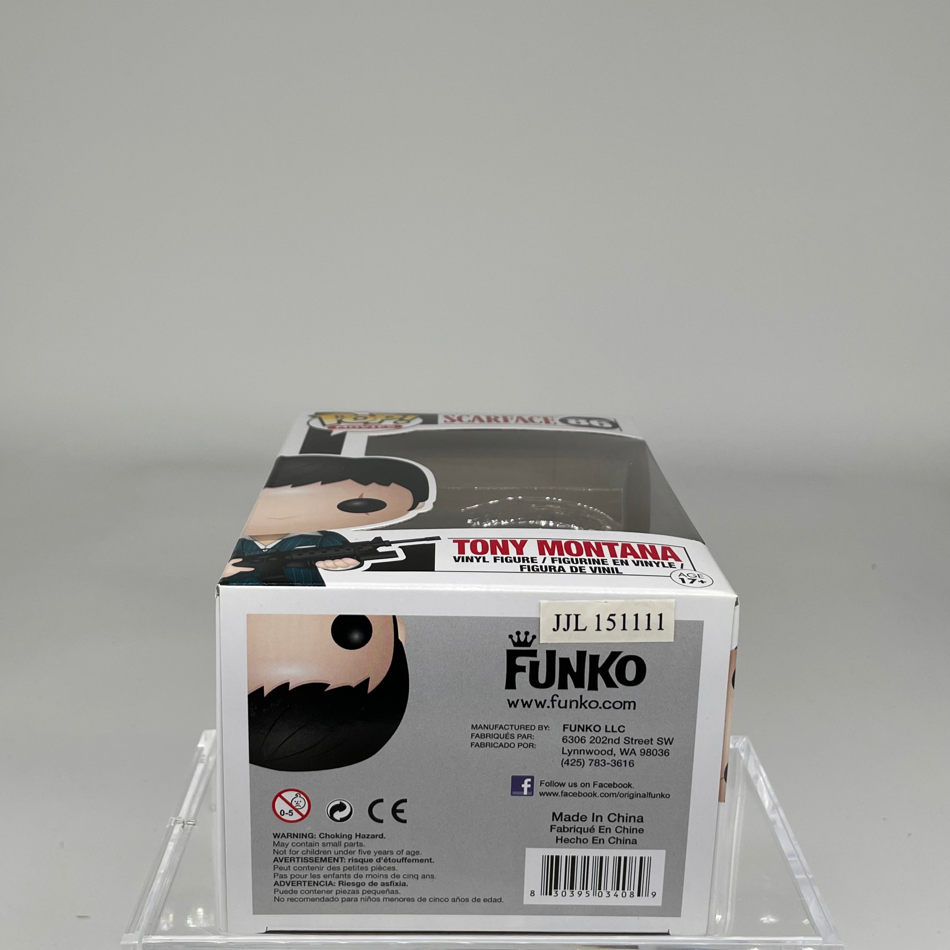 FUNKO POP TONY MONTANA 86 SCARFACE JJL151111