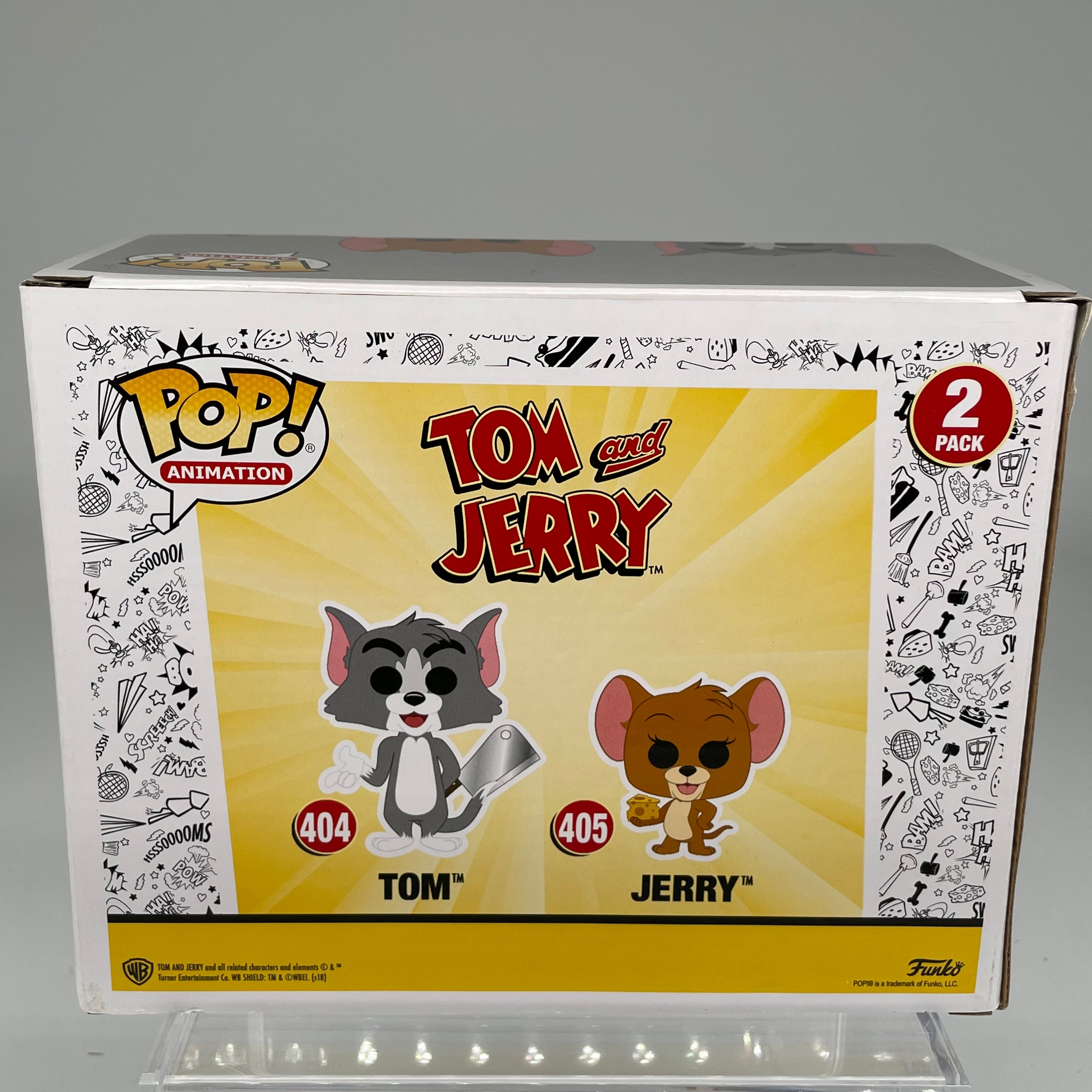 FUNKO POP TOM AND JERRY FLOCKED 2 PACK FUNKO EXCLUSIVE JJL180620