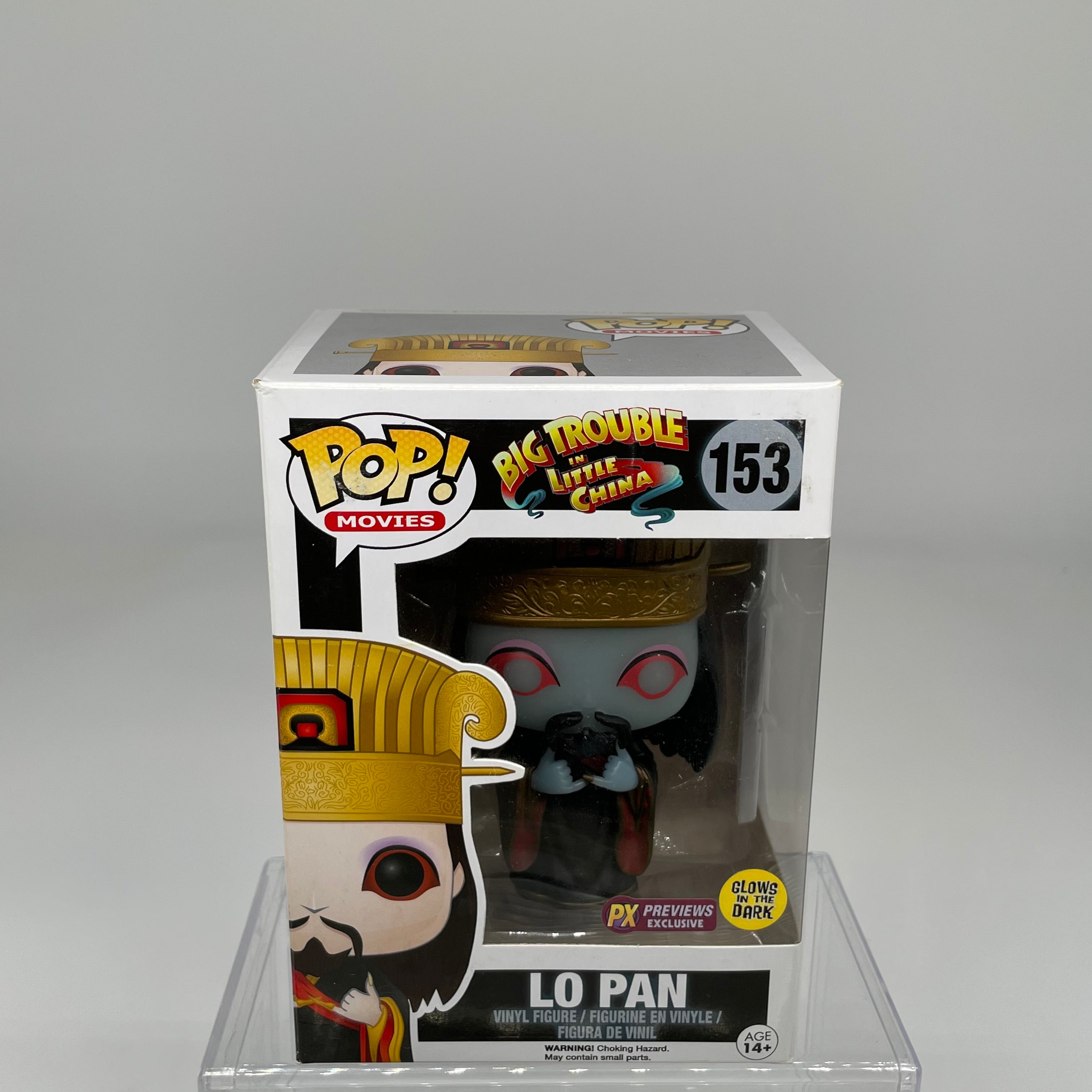 FUNKO POP BIG TROUBLE IN LITTLE CHINA LO PAN #153 GLOW IN THE DARK PX PREVIEWS JJL151007