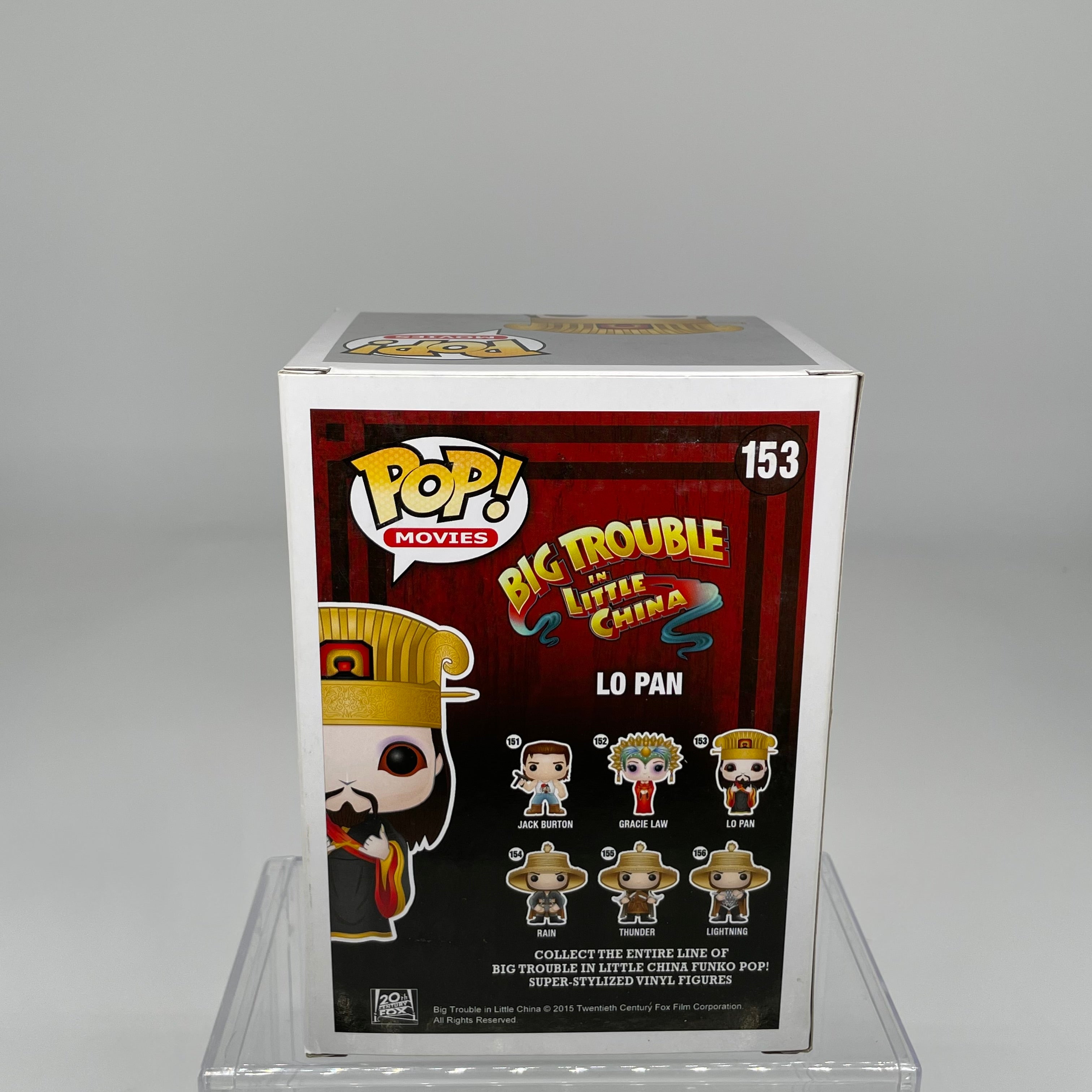 FUNKO POP BIG TROUBLE IN LITTLE CHINA LO PAN #153 GLOW IN THE DARK PX PREVIEWS JJL151007